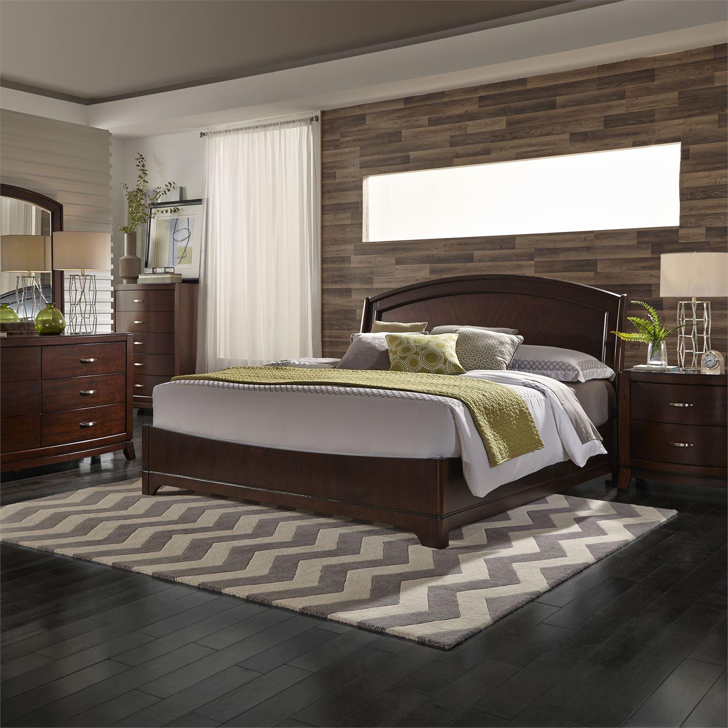 

    
Dark Truffle Finish Storage Queen Bedroom Set 5Pcs Avalon 505-BR-QPLDMC Liberty Furniture
