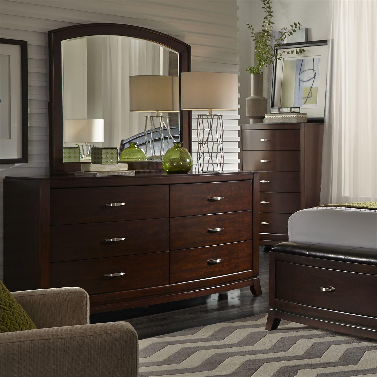 

    
Dark Truffle Finish Storage Queen Bedroom Set 5Pcs Avalon 505-BR-QPLDMC Liberty Furniture
