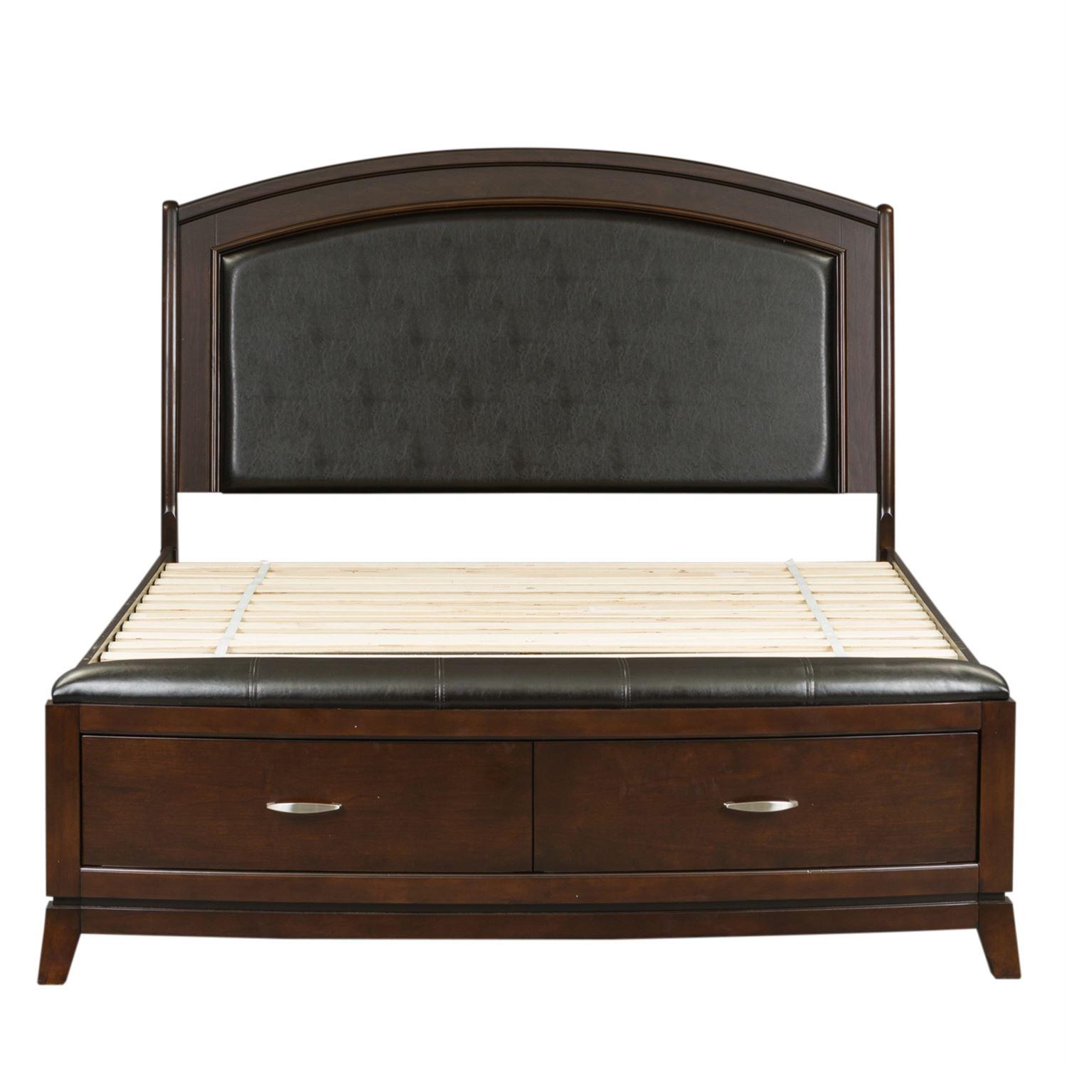 

    
Liberty Furniture Avalon  (505-BR) Storage Bedroom Set Storage Bedroom Set Brown 505-BR-QSBDM
