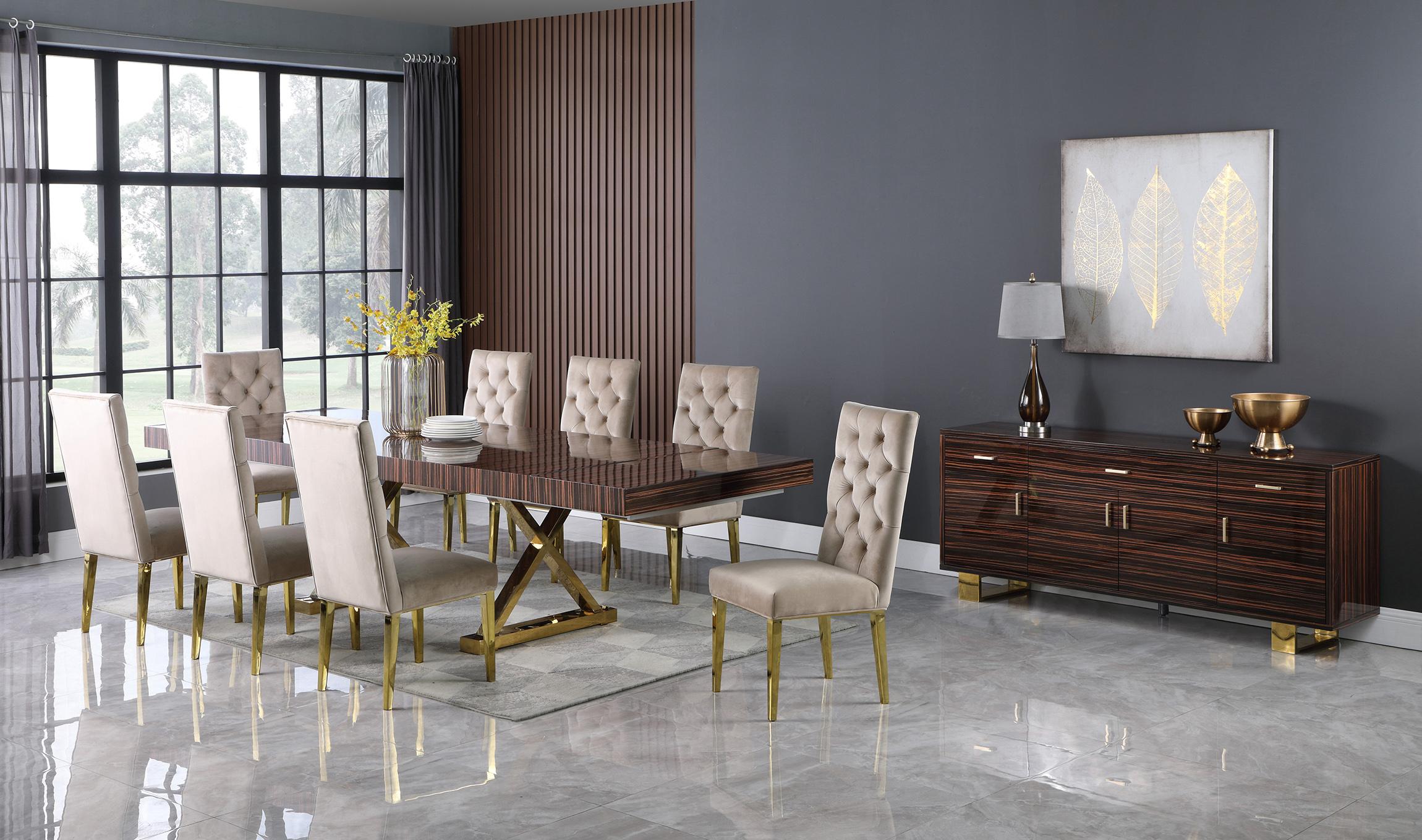 

        
Meridian Furniture Excel 357 Sideboard Gold/Brown  753359806549
