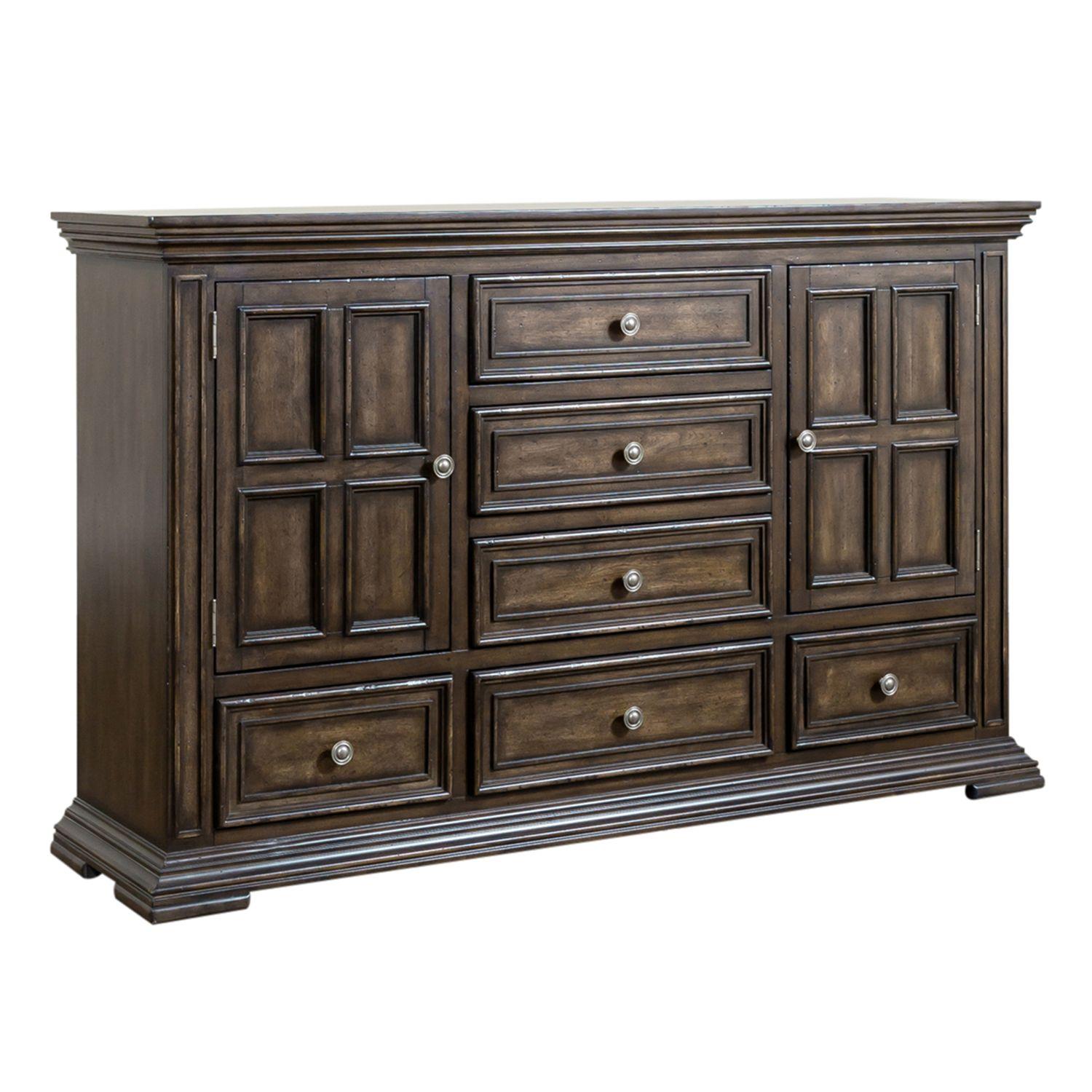

    
Liberty Furniture Big Valley (361-BR) Dresser With Mirror Brown 361-BR-DM
