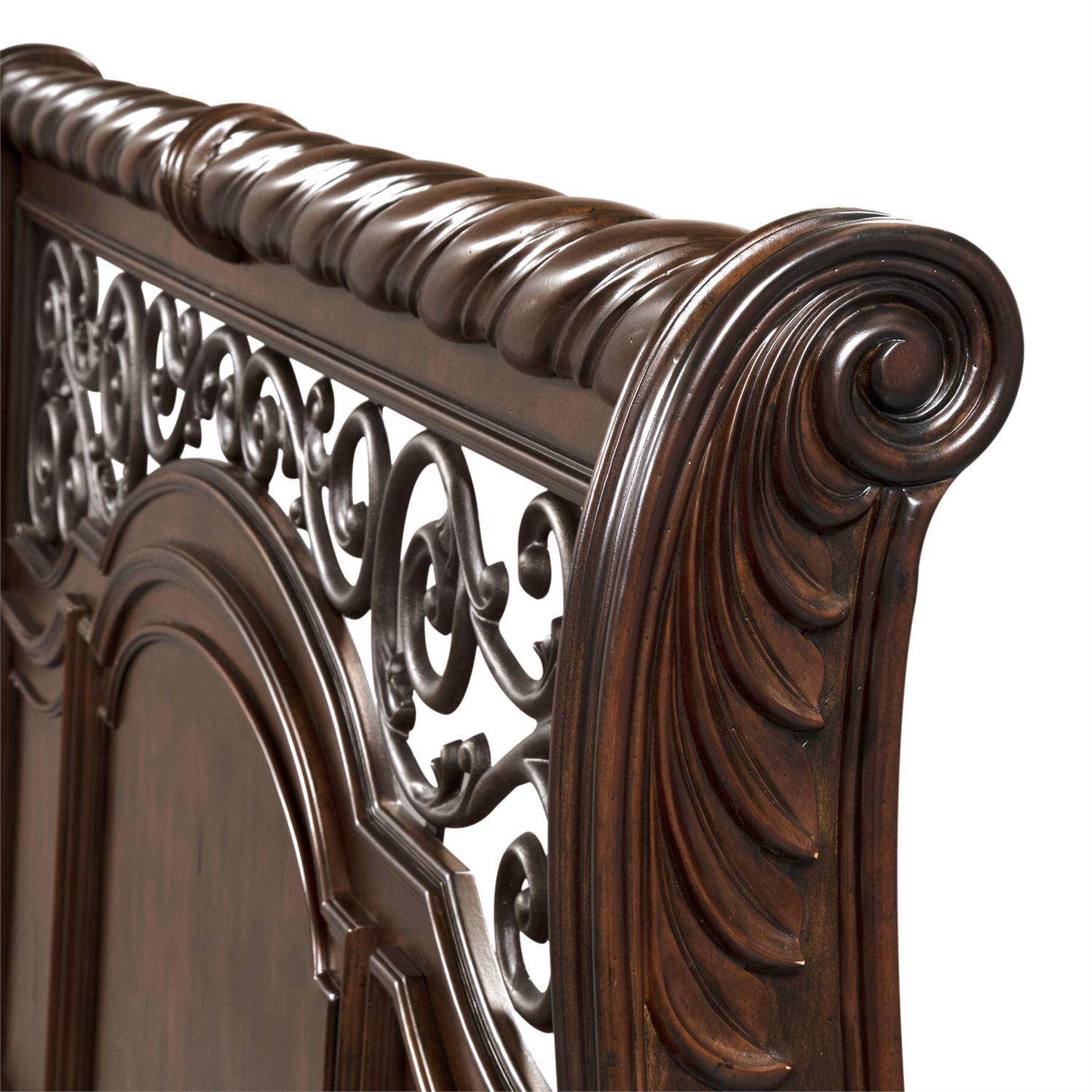 

    
575-BR-KCS Brownstone Finish Cal. King Sleigh Bed Arbor Place (575-BR) Liberty Furniture
