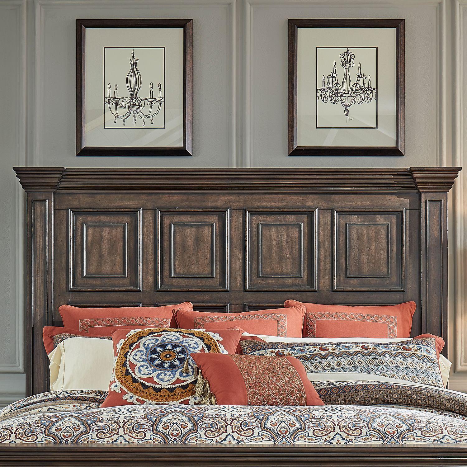 

    
Brownstone King Panel Bed Big Valley (361-BR) Liberty
