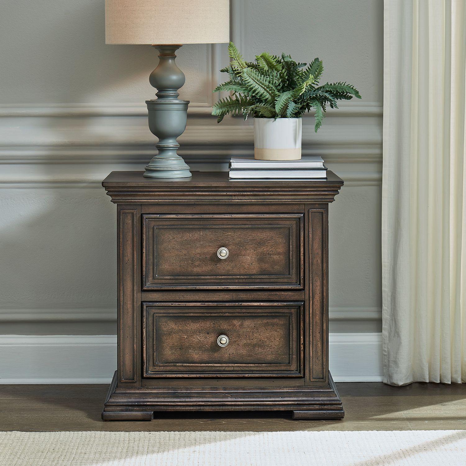 

    
Brownstone Nightstand w/ Charging Station Big Valley (361-BR) Liberty Furniture
