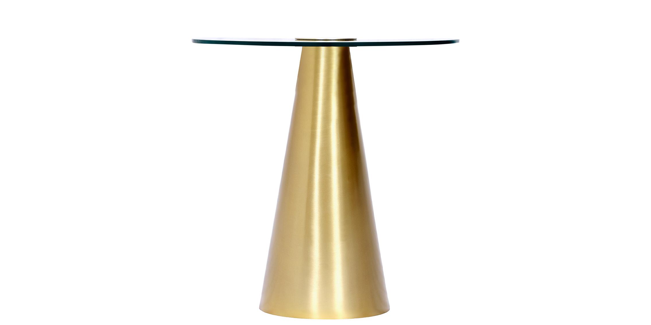 

    
298-ET-Set-2 Brushed Gold Metal & Glass Top End Table Set 2P GLASSIMO 298-ET Meridian Modern
