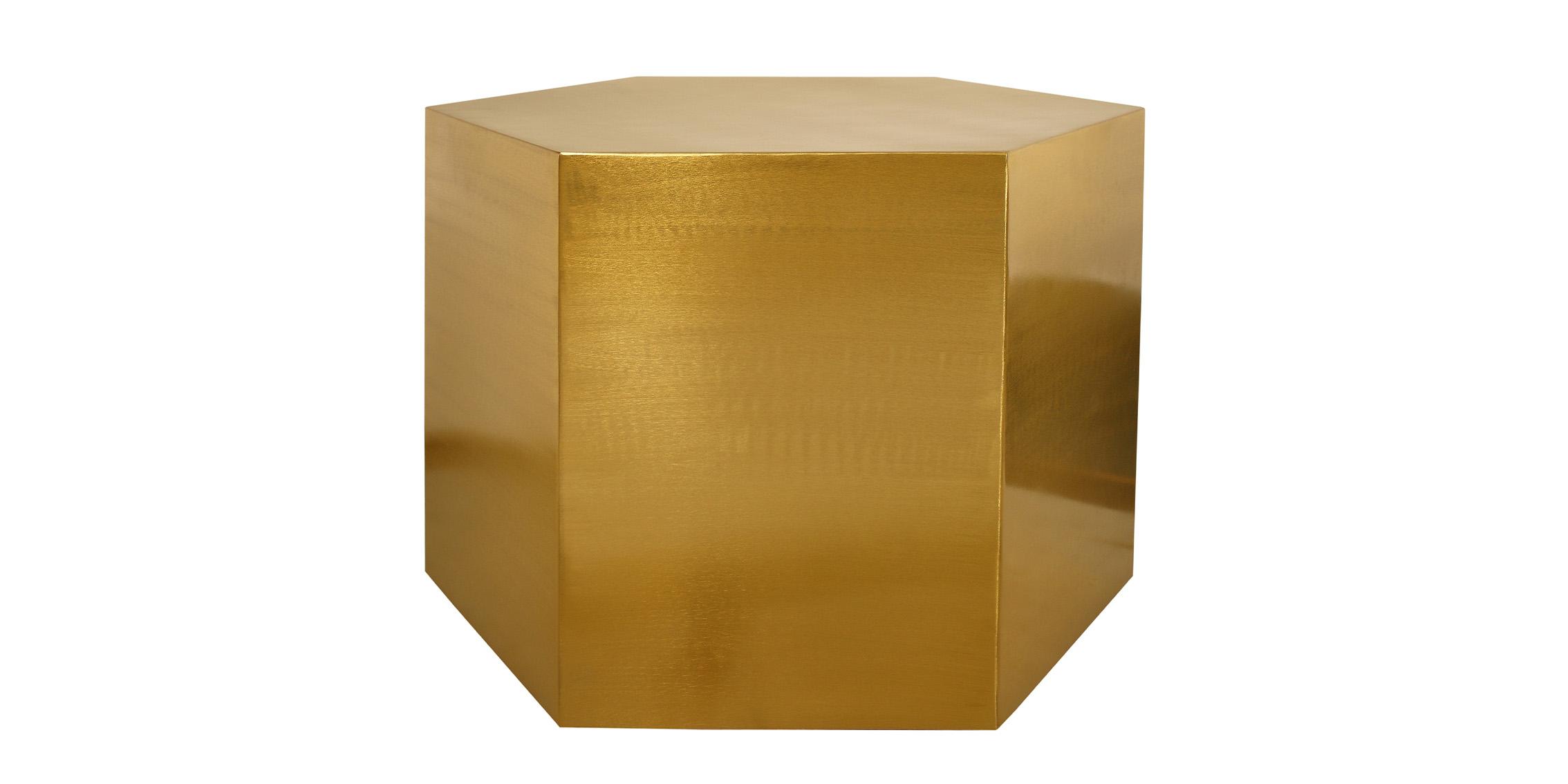 

    
292-CT-Set-2 Brushed Gold Modular Coffee Table Set 2Pcs HEXAGON 292 Meridian Contemporary
