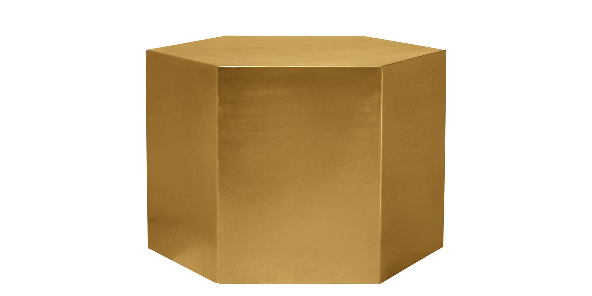 

    
 Order  Brushed Gold Modular Coffee Table Set 2Pcs HEXAGON 292 Meridian Contemporary
