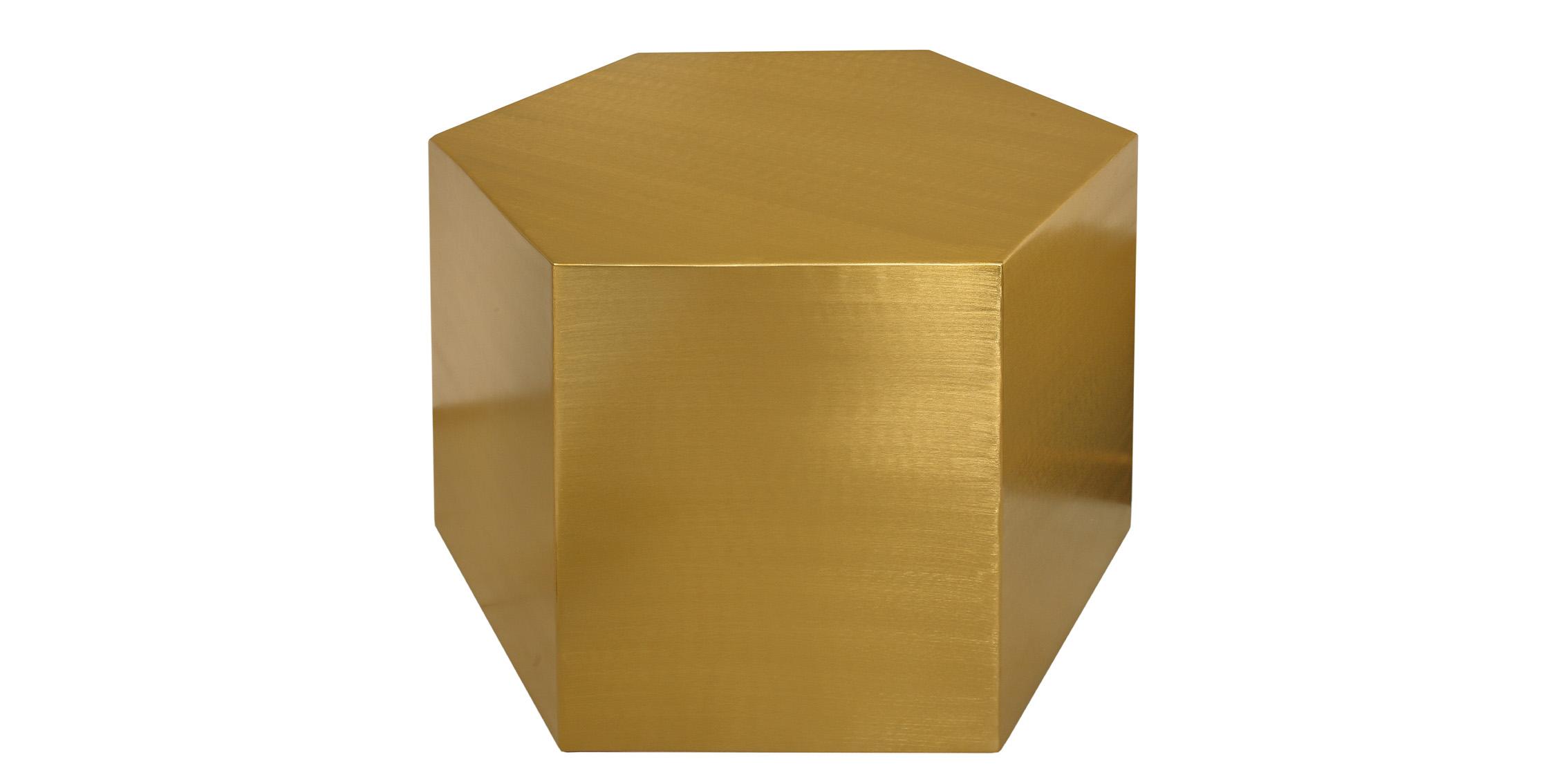 

    
 Shop  Brushed Gold Modular Coffee Table Set 2Pcs HEXAGON 292 Meridian Contemporary
