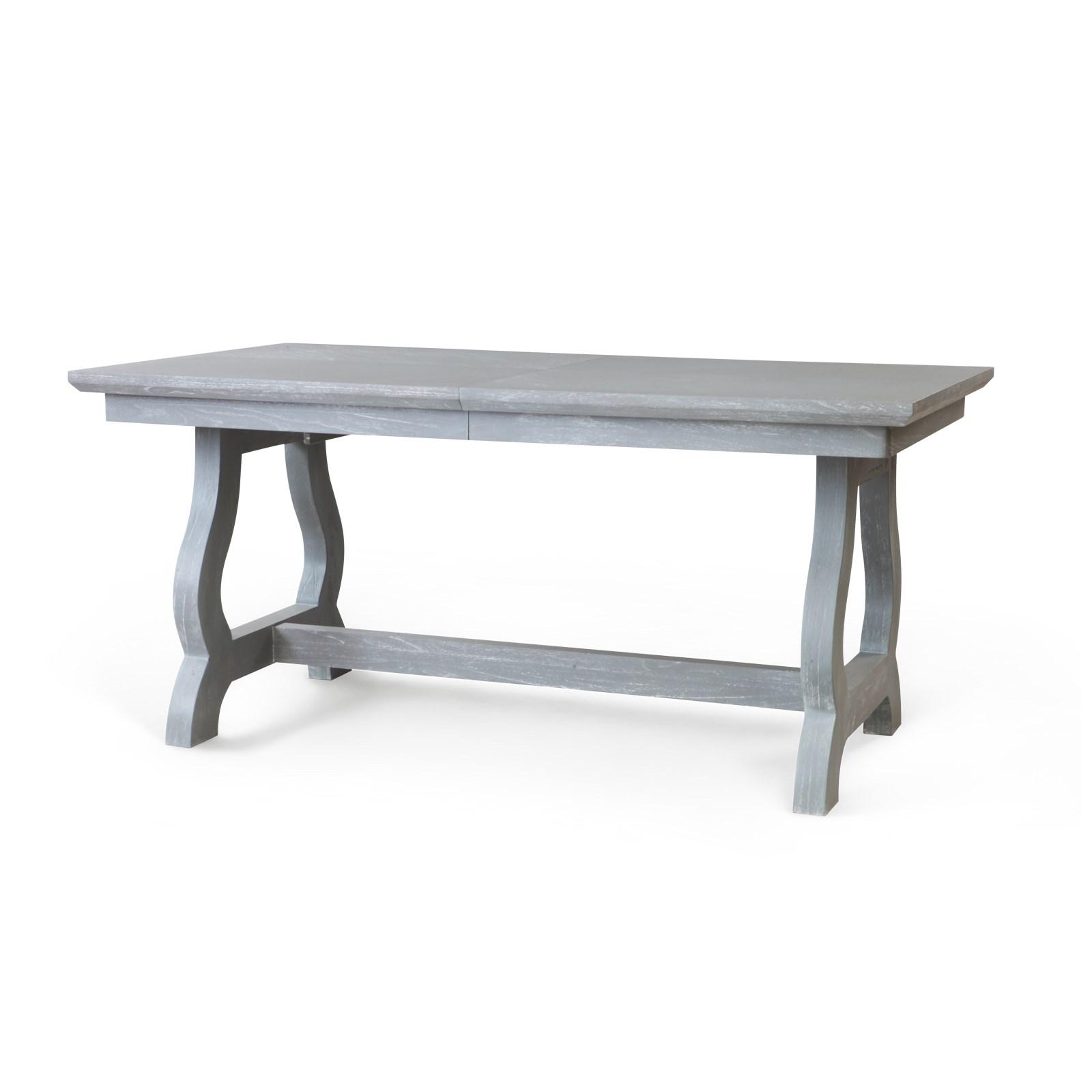 

    
Bungalow 5 Norwalk Grey Lacquered Cape Lilac Mahogany and Veneers Dining Table

