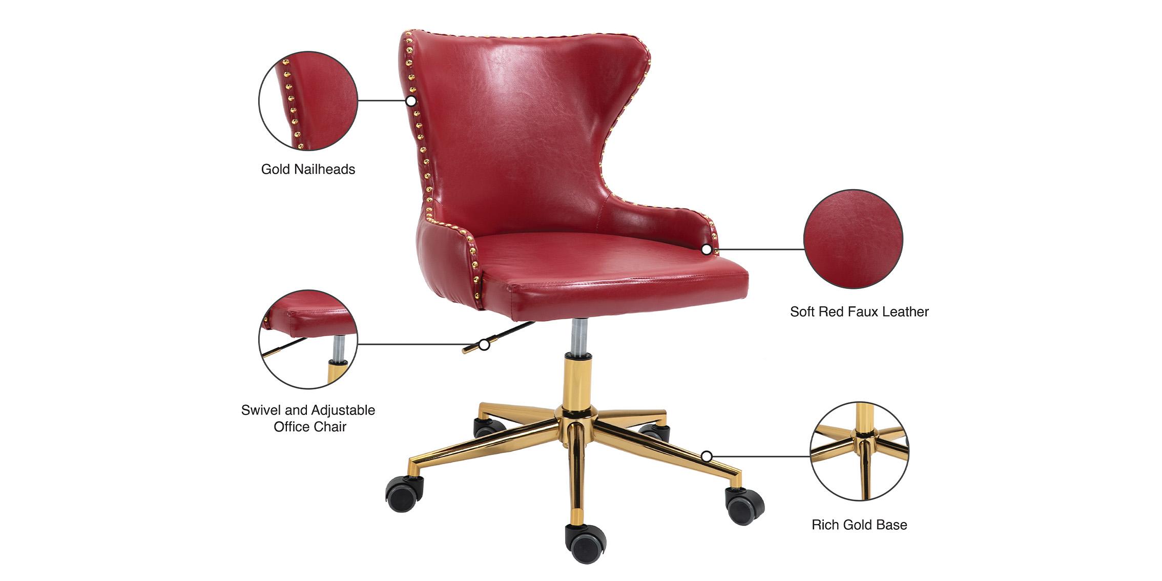 

    
167Red Meridian Furniture Office Chair
