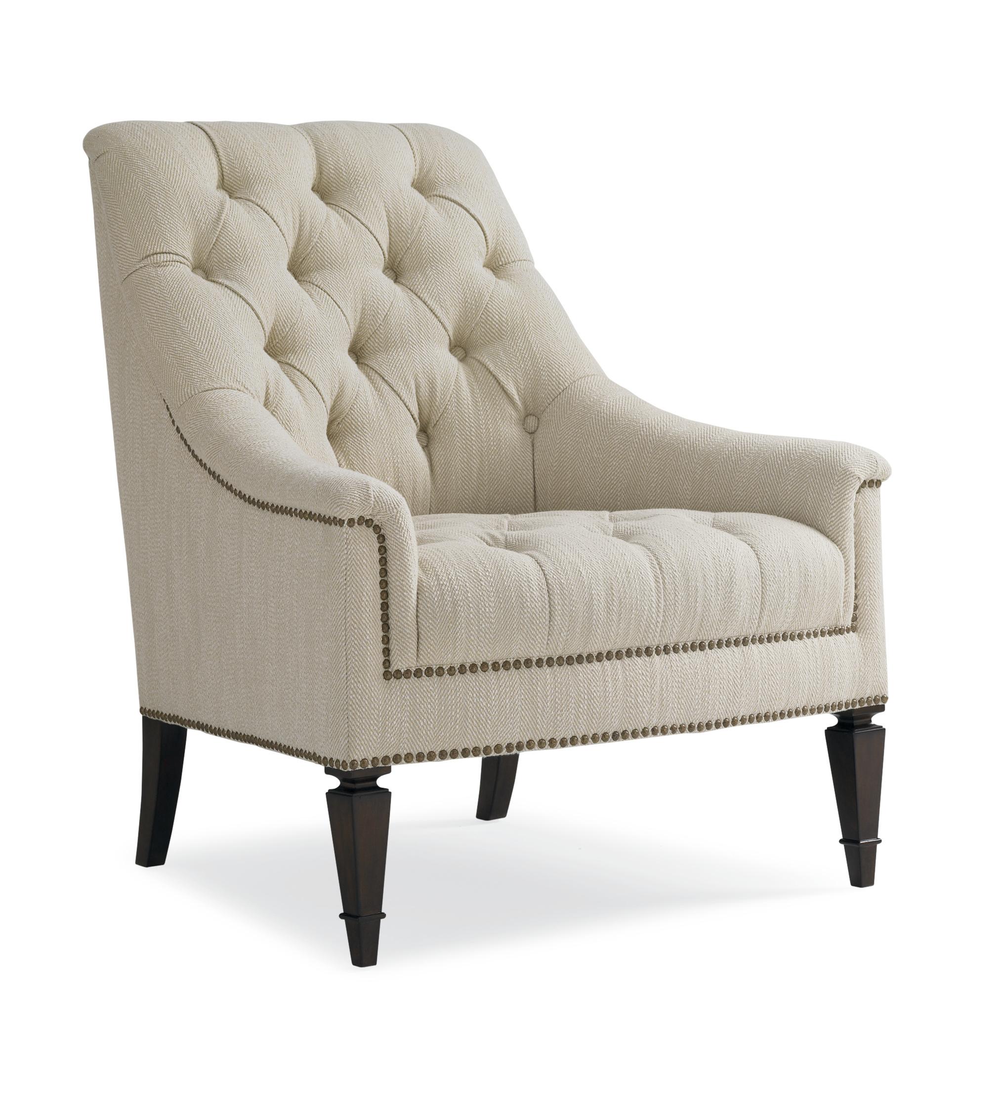 Classic Accent Chair CLASSIC ELEGANCE 9090-204-G in Natural Fabric