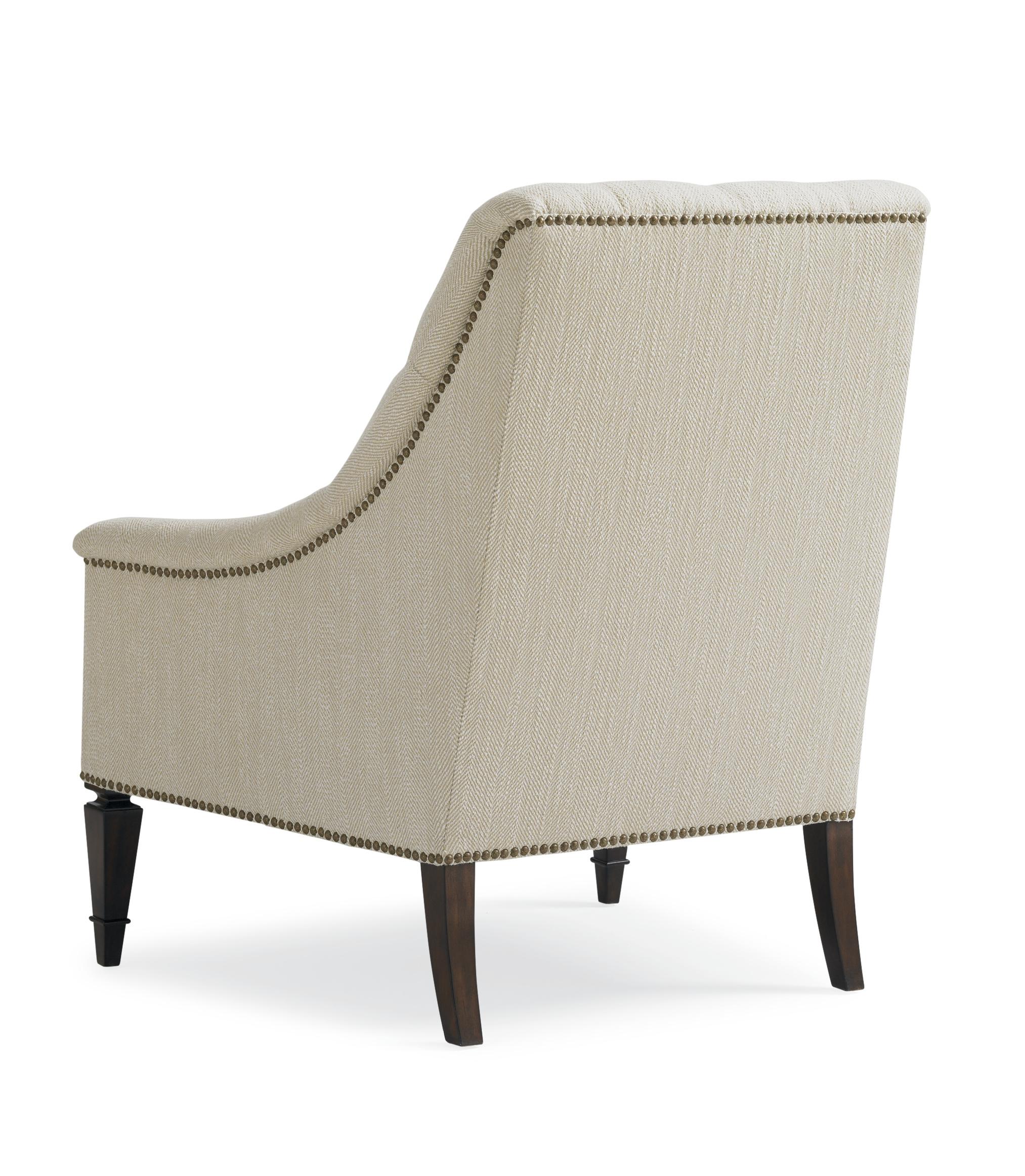 

    
Button-Tufted Natural Textured Herringbone Fabric Chair CLASSIC ELEGANCE by Caracole
