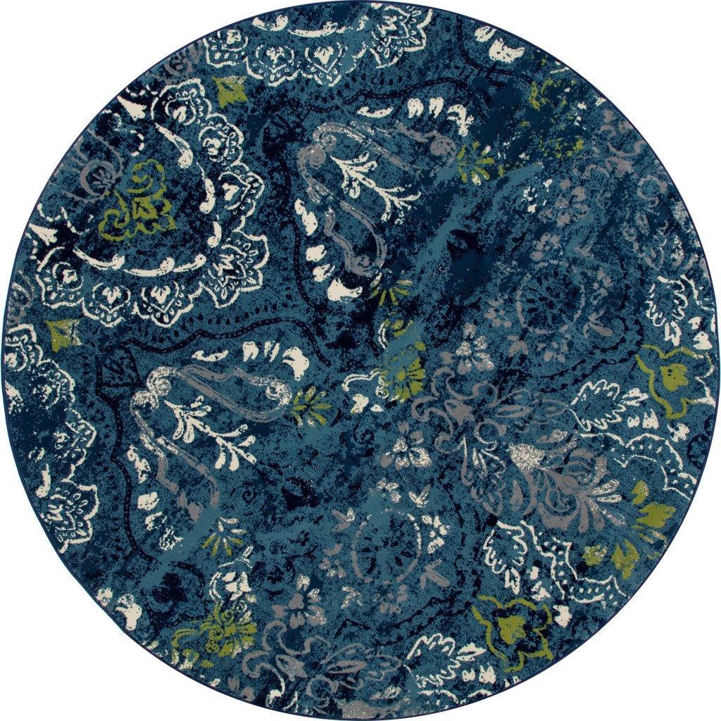 

    
Cachi Emerge Teal 5 ft. 3 in. Round Area Rug by Art Carpet
