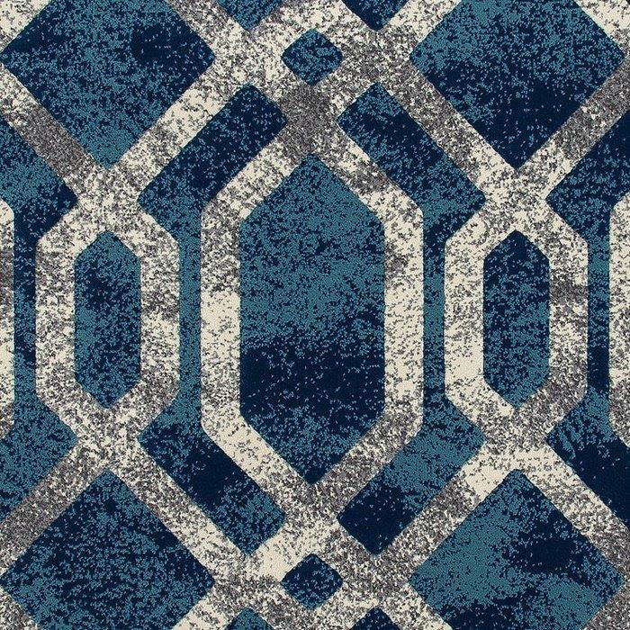 

    
Art Carpet Cachi Fretwork Round Area Rug Blue OJAR0004155
