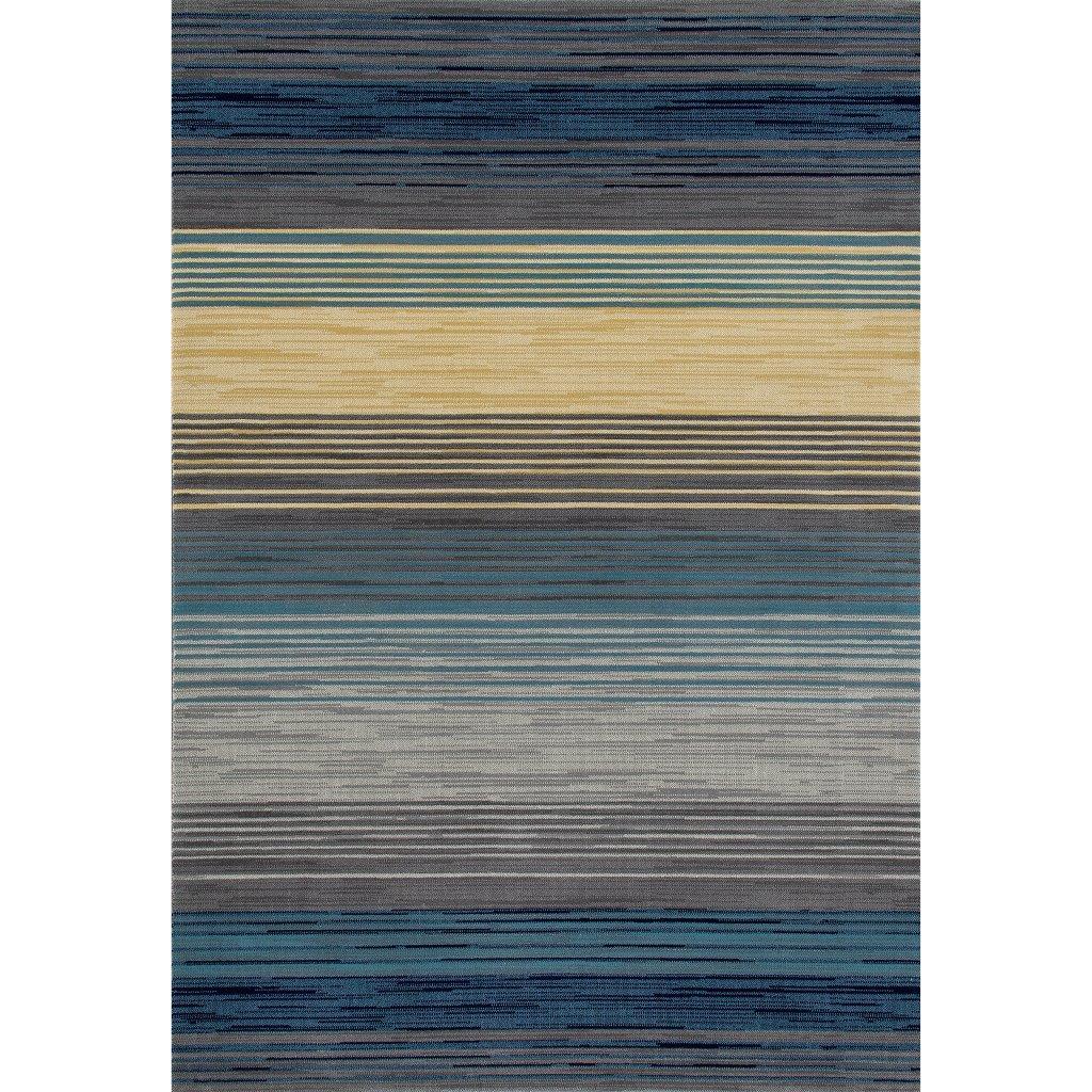 

    
Cachi Heathered Stripe Blue 3 ft. 11 in. x 5 ft. 11 in. Area Rug by Art Carpet
