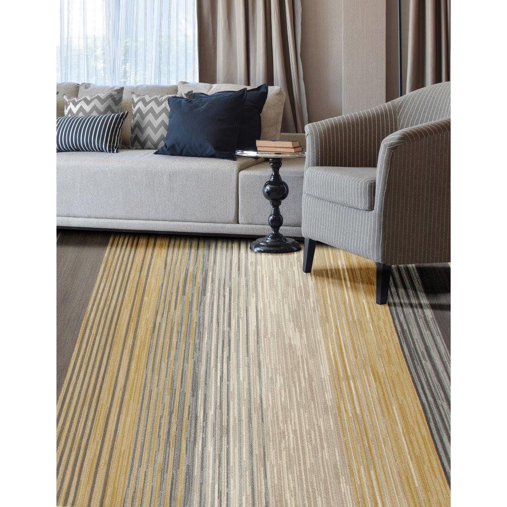 

    
Cachi Heathered Stripe Light Yellow 2 ft. 2 in. x 7 ft. 7 in. Runner by Art Carpet
