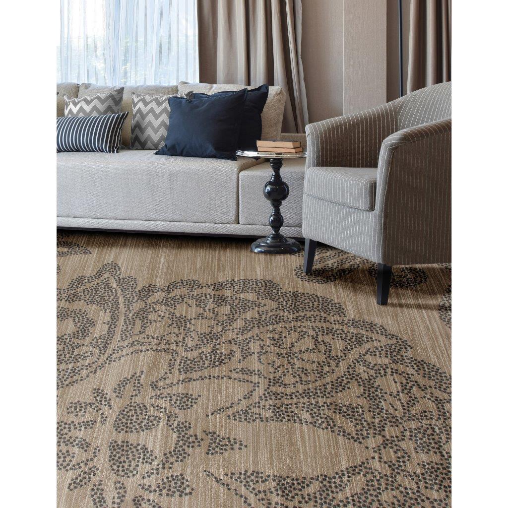 

    
Cachi Large Damask Beige 10 ft. 11 in. x 15 ft. Area Rug by Art Carpet
