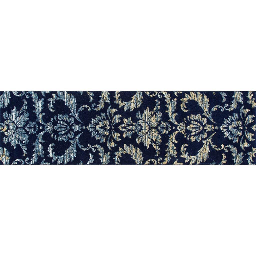 

    
Cachi Victorian Navy 2 ft. 2 in. x 7 ft. 7 in. Runner by Art Carpet
