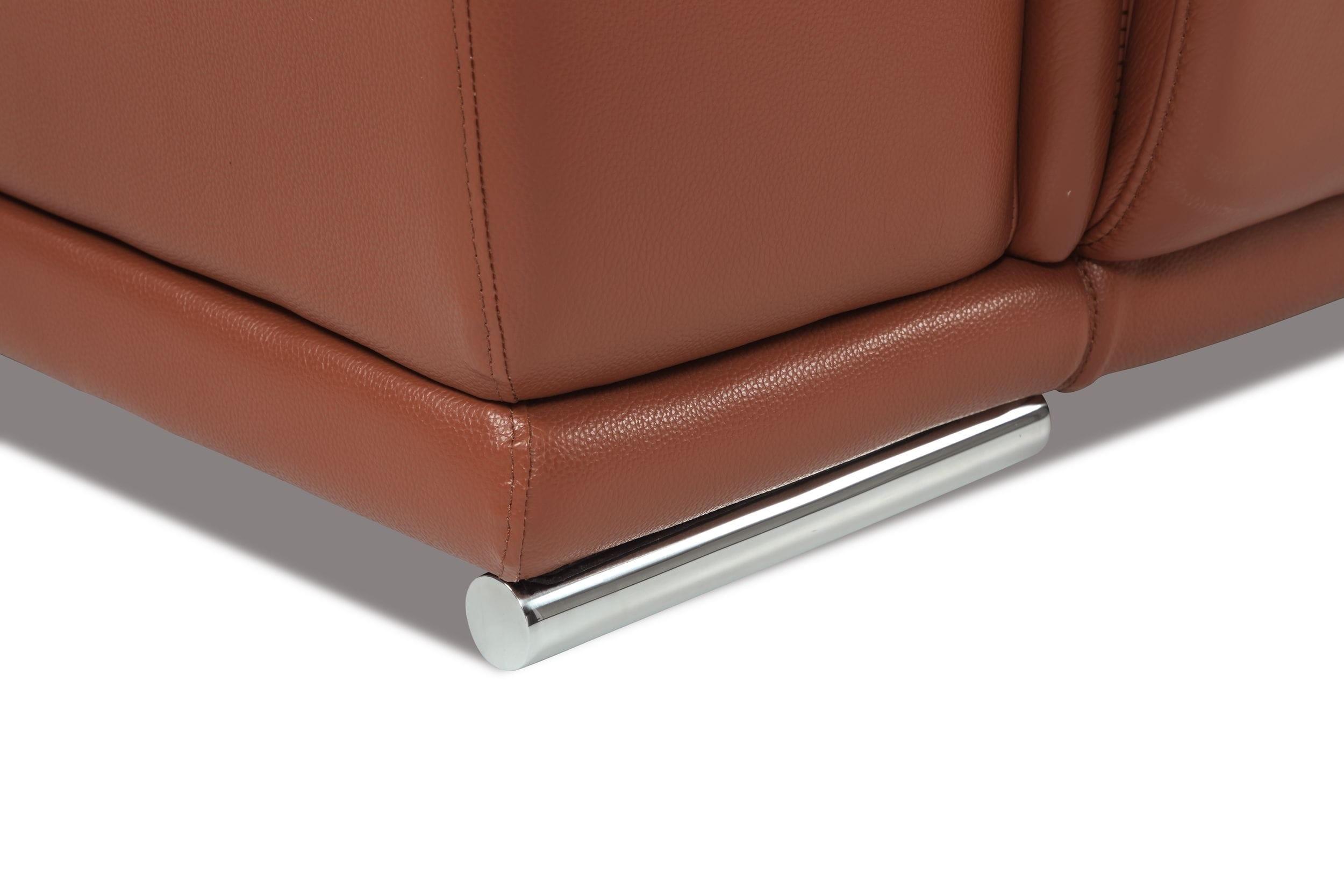 

    
 Shop  CAMEL Color Leather Power Reclining Sofa Set 3 Pcs Modern 9762 Global United
