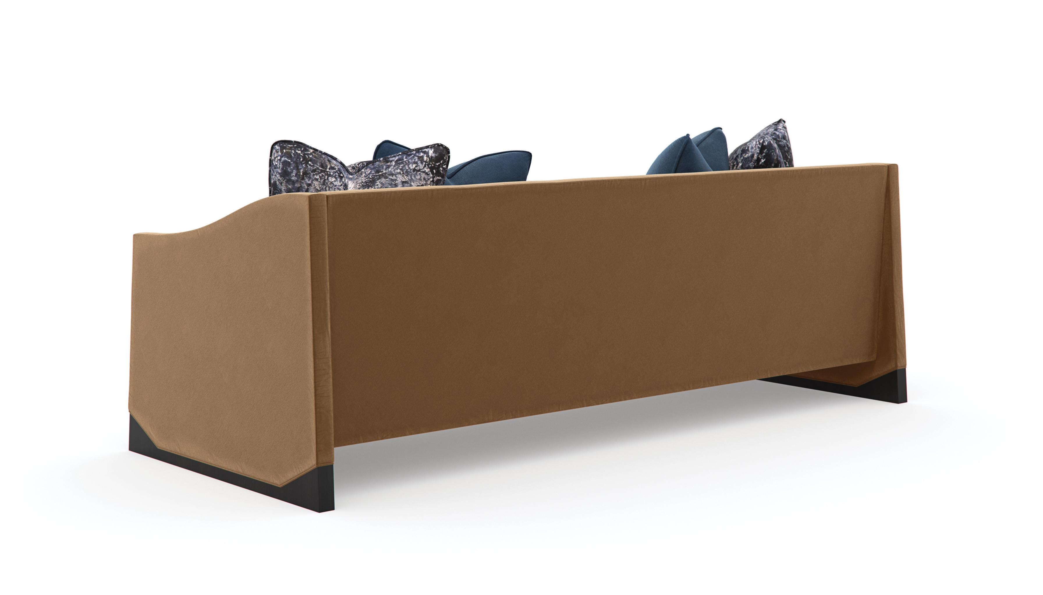 

        
Caracole Base Line Sofa Sofa Chair and Coffee Table Camel Fabric 662896036466
