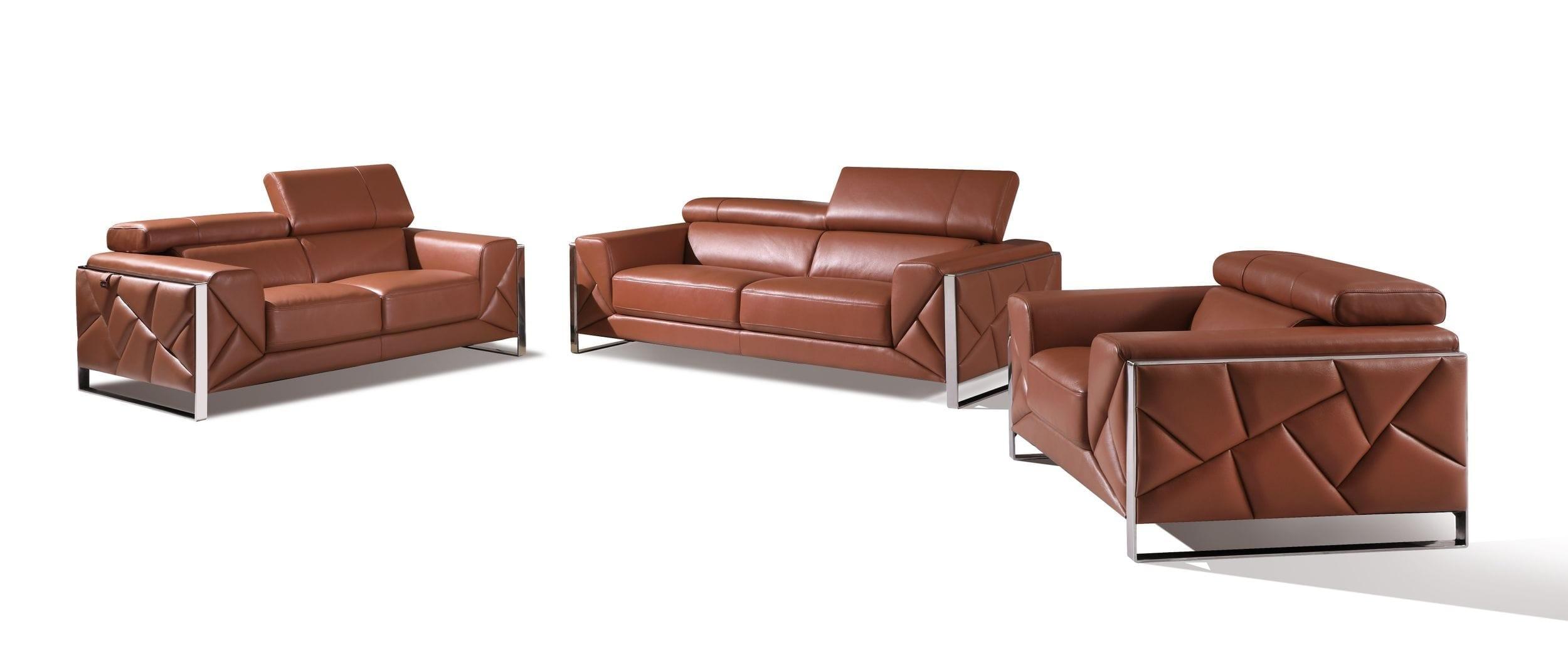 

    
 Order  Camel Genuine Italian Leather Sofa Modern Global United 903
