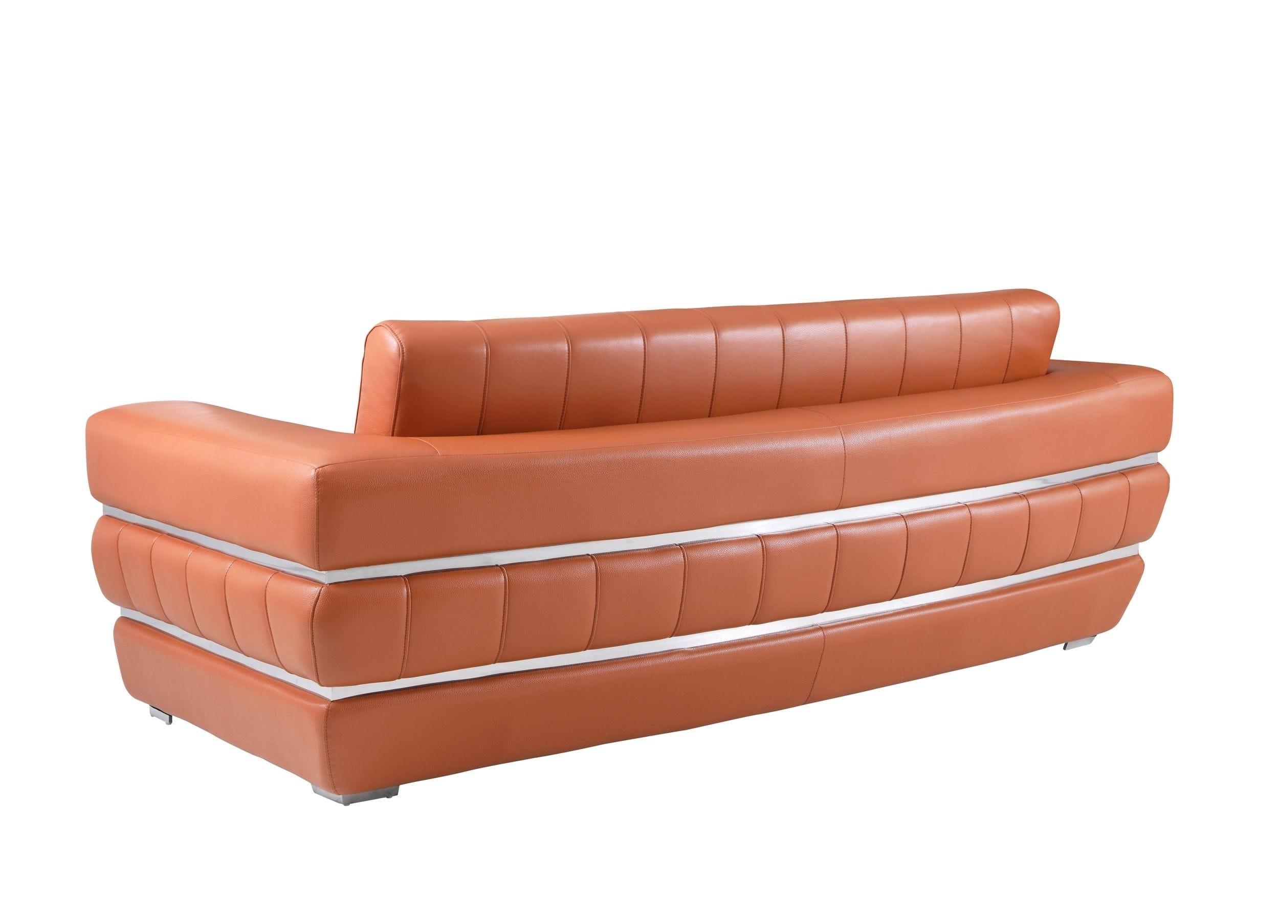

    
904-CAMEL-2PC Camel Genuine Italian Leather Sofa Set 2Pcs Contemporary 904 Global United

