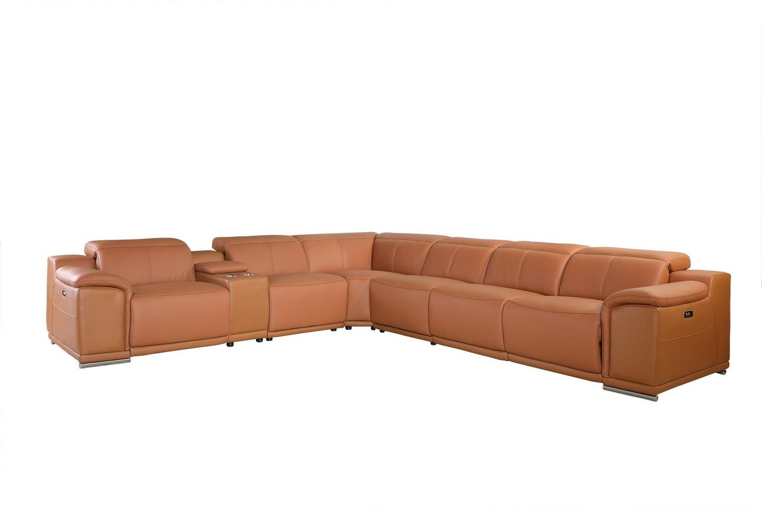 

    
Global United 9762 Reclining Sectional Camel 9762-CAMEL-3PWR-7PC
