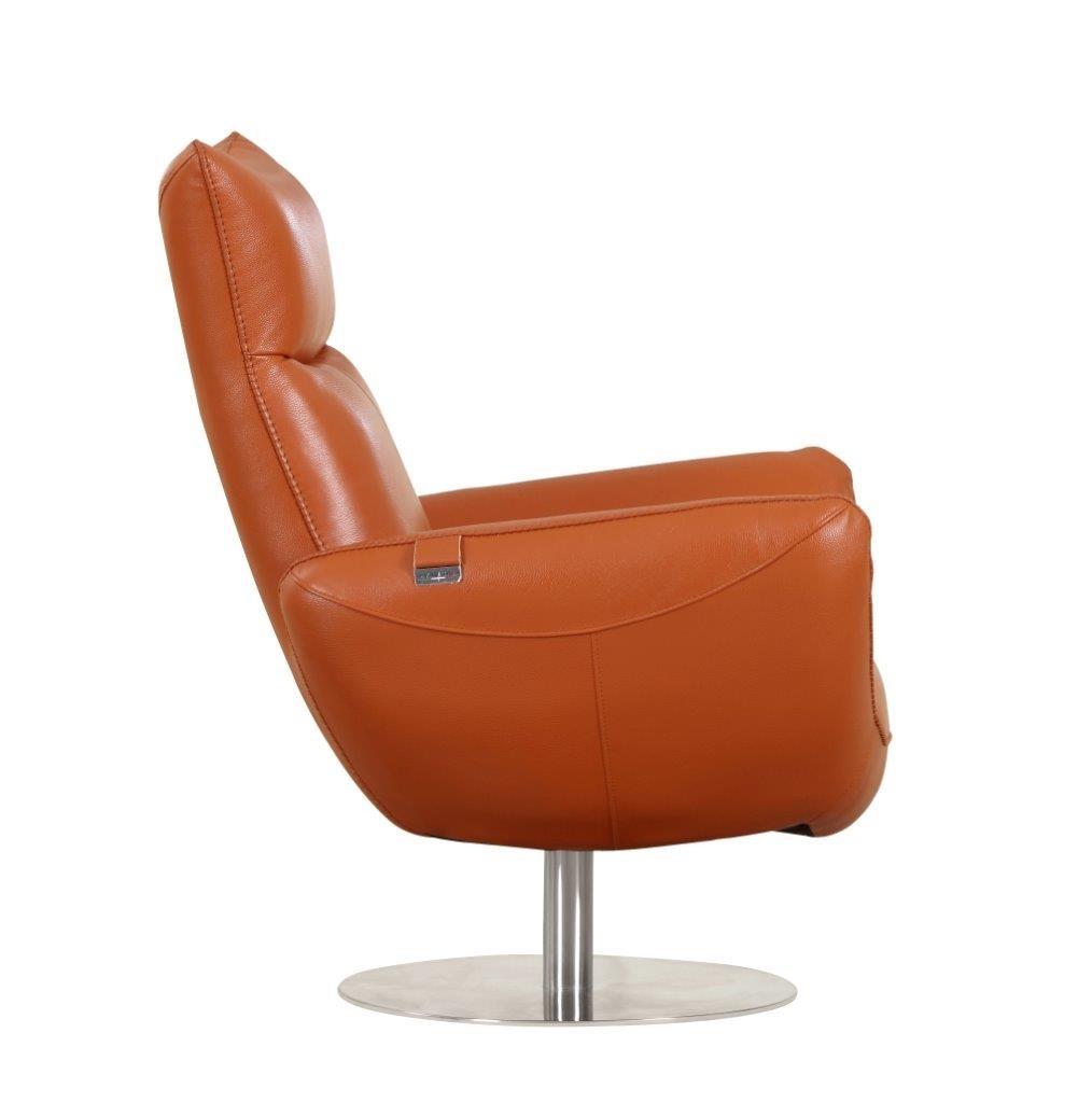 

        
Global United C74-ORANGE-CH Lounge Chair Orange Italian Leather 083398862948
