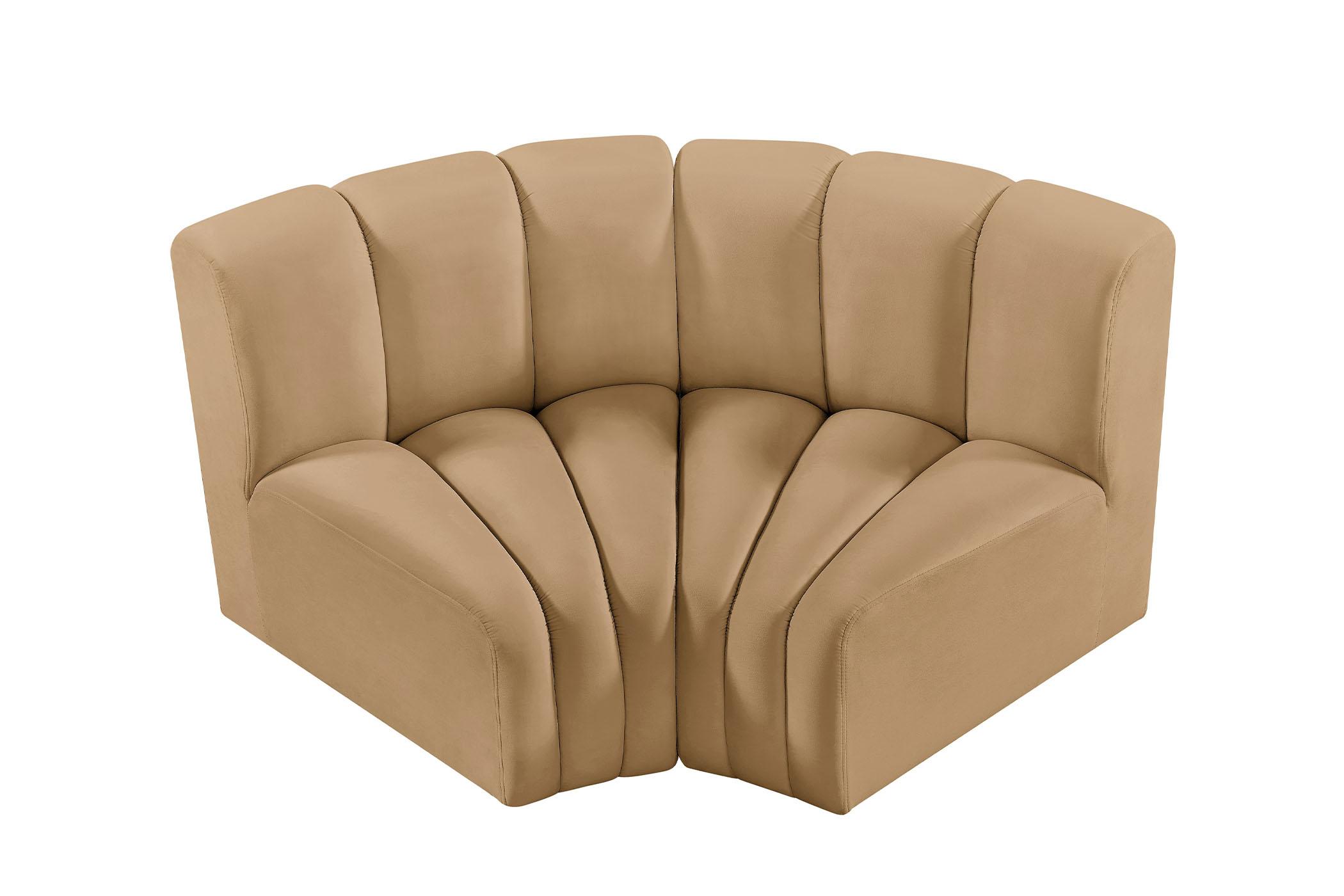

        
Meridian Furniture ARC 103Camel-S2B Modular Sectional Sofa Camel Velvet 094308299266
