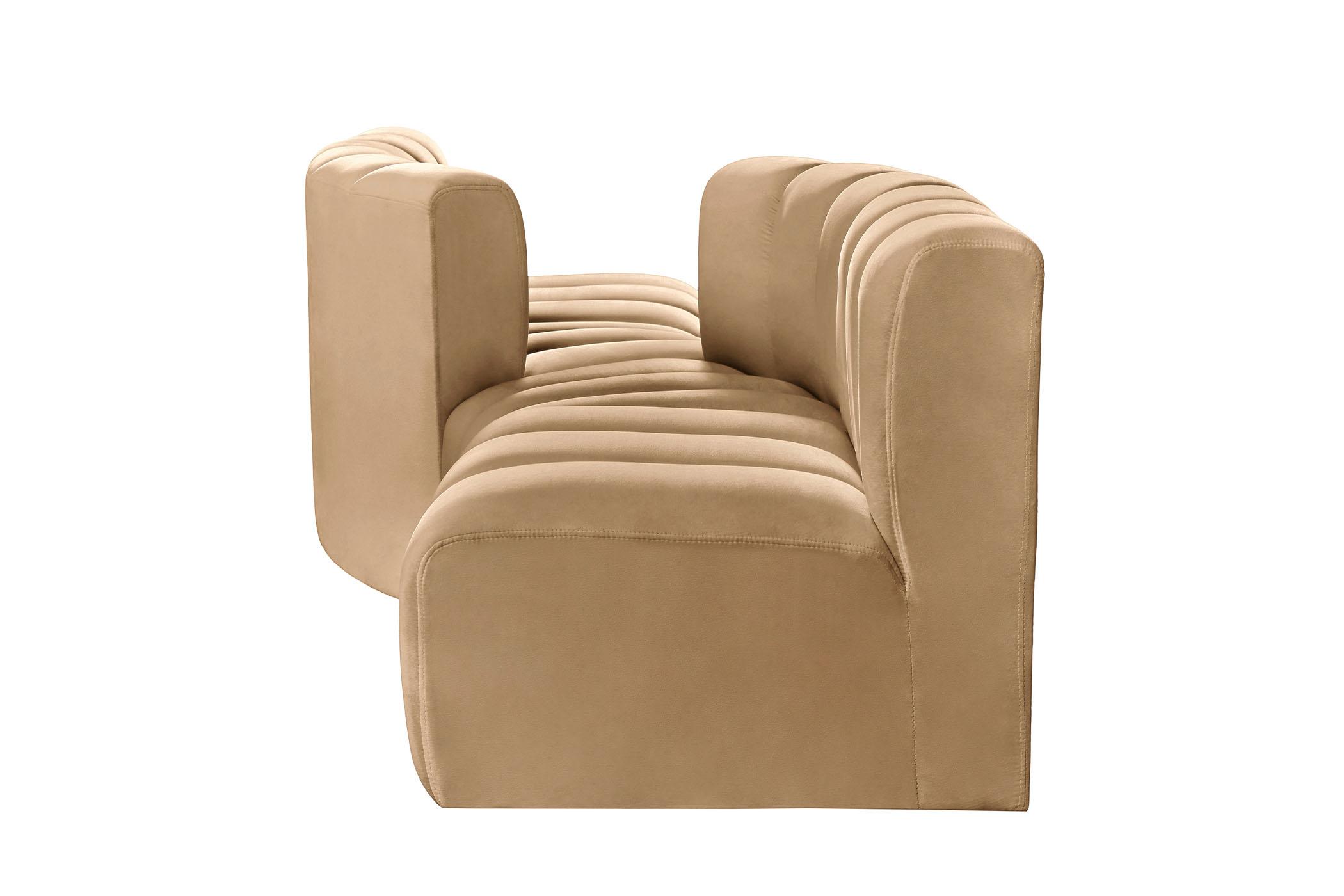 

        
Meridian Furniture ARC 103Camel-S4A Modular Sectional Sofa Camel Velvet 094308299334
