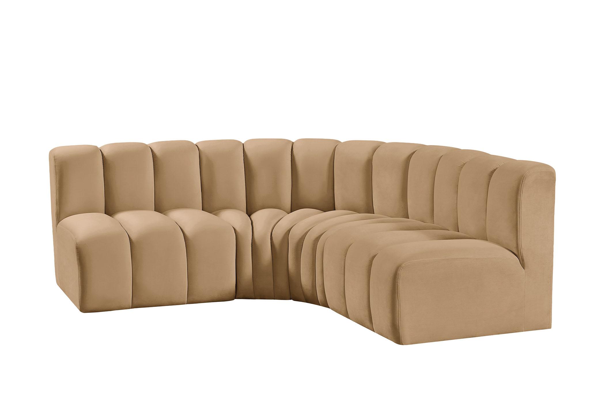 

    
103Camel-S4B Meridian Furniture Modular Sectional Sofa
