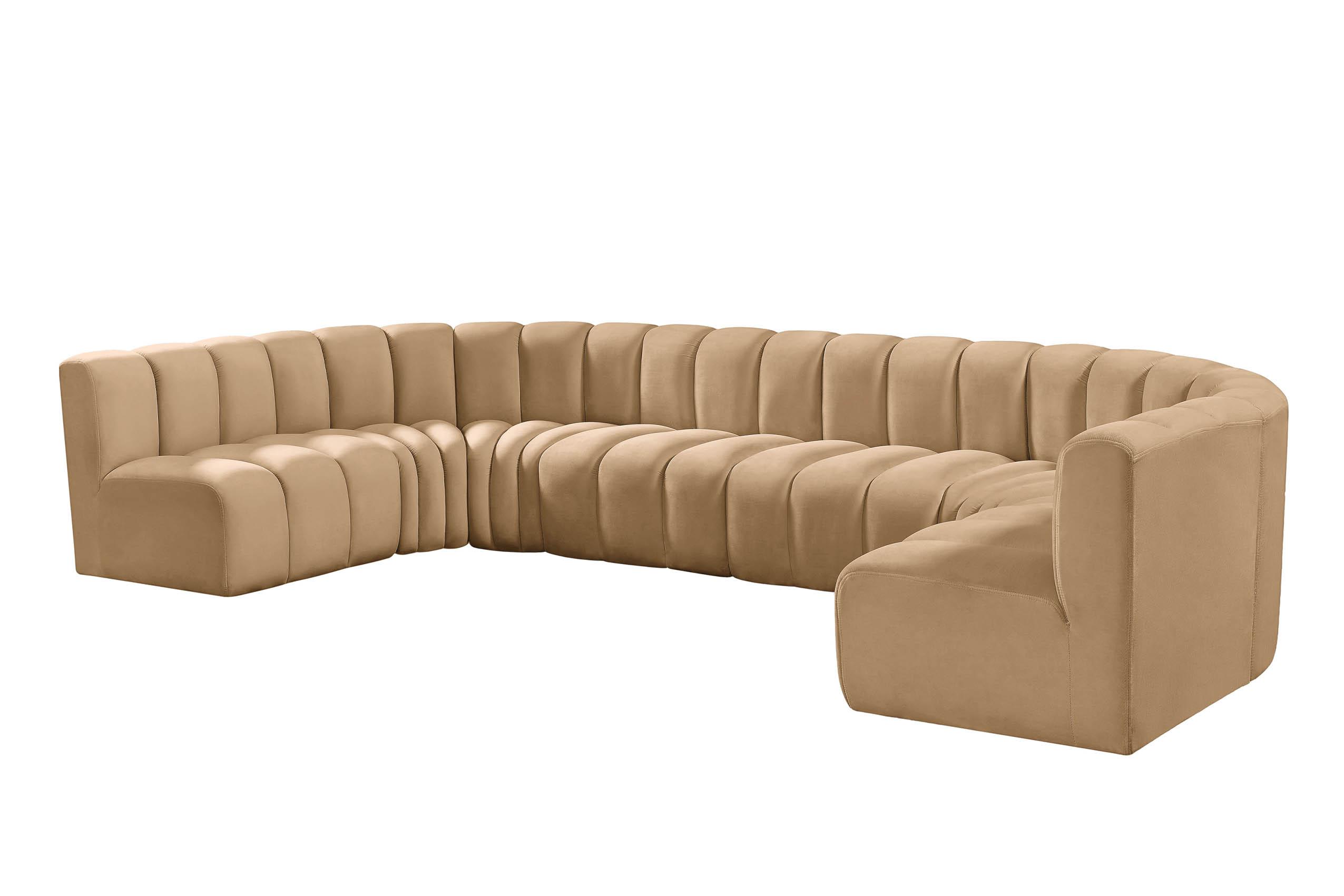 

    
103Camel-S8A Meridian Furniture Modular Sectional Sofa
