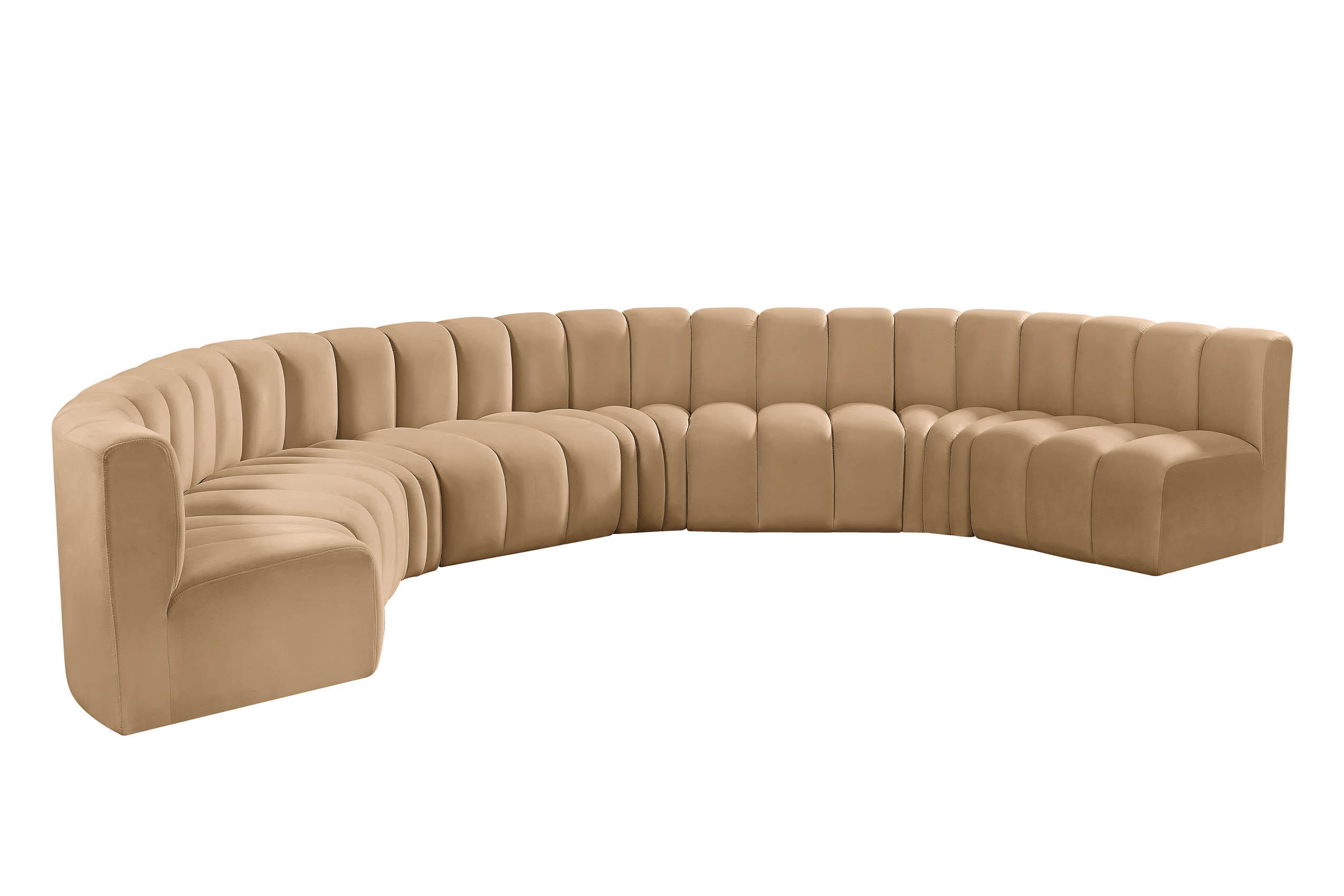 

    
103Camel-S8B Meridian Furniture Modular Sectional Sofa
