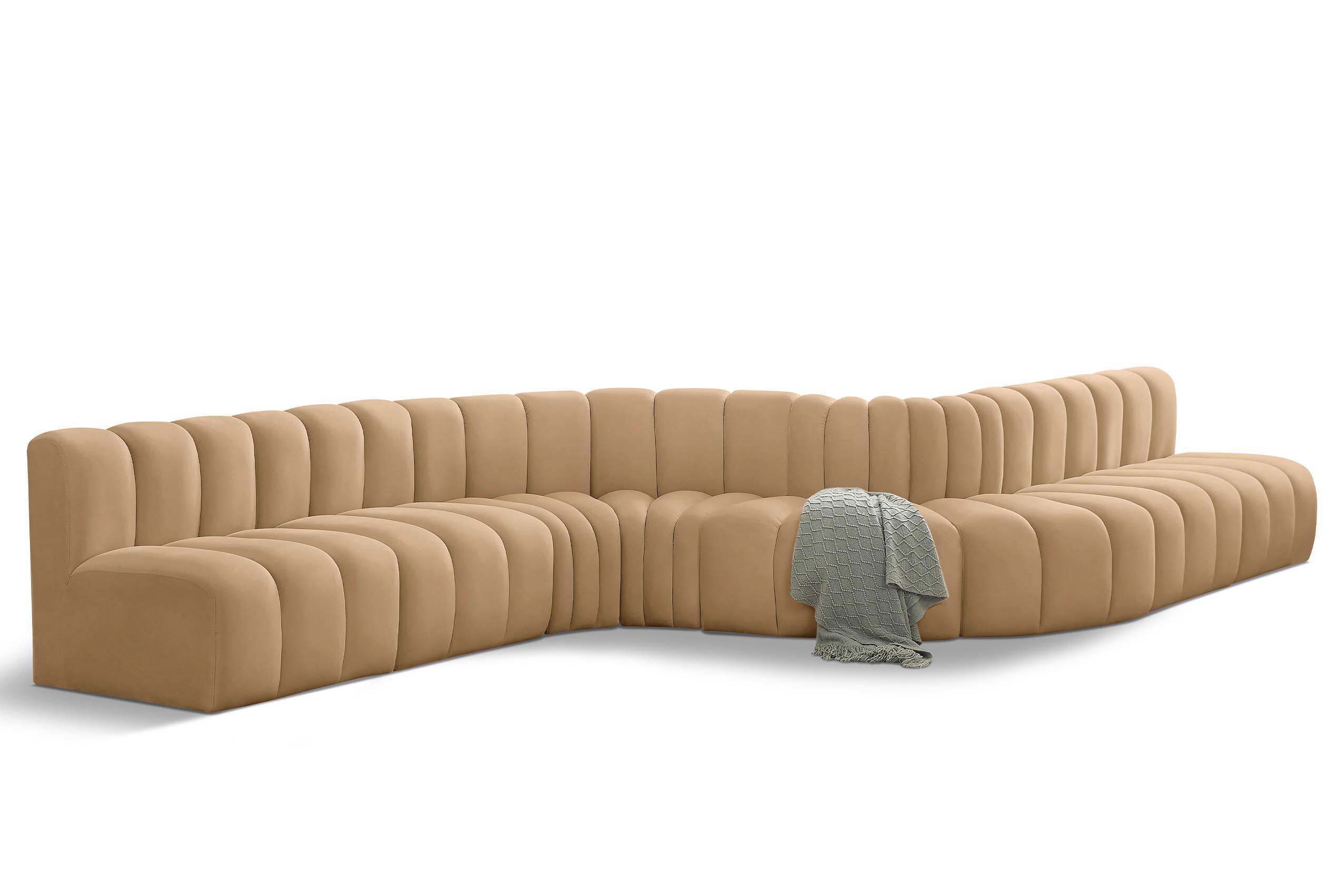 

    
103Camel-S8C Meridian Furniture Modular Sectional Sofa
