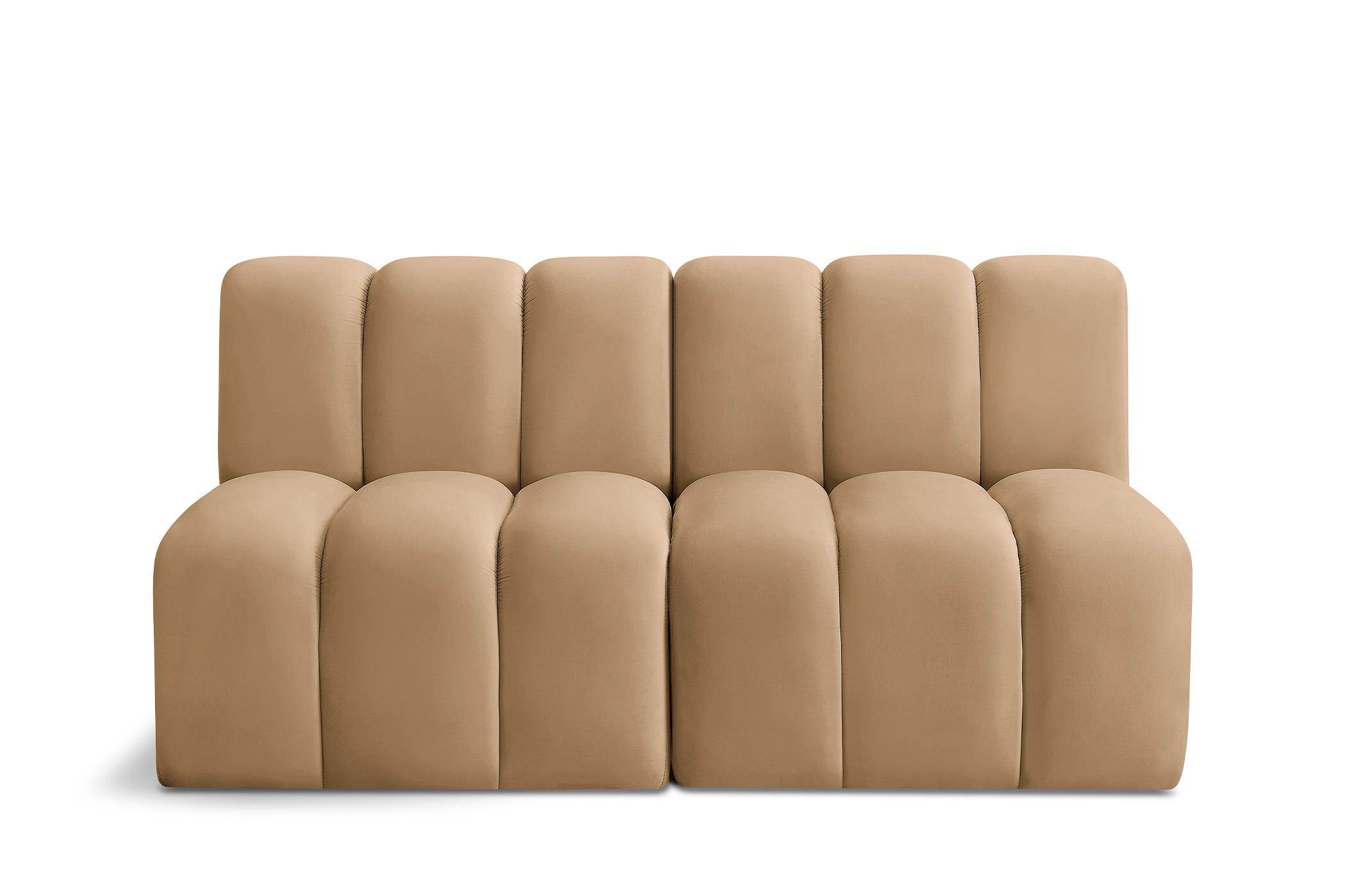 

        
Meridian Furniture ARC 103Camel-S2A Modular Sofa Camel Velvet 094308299259
