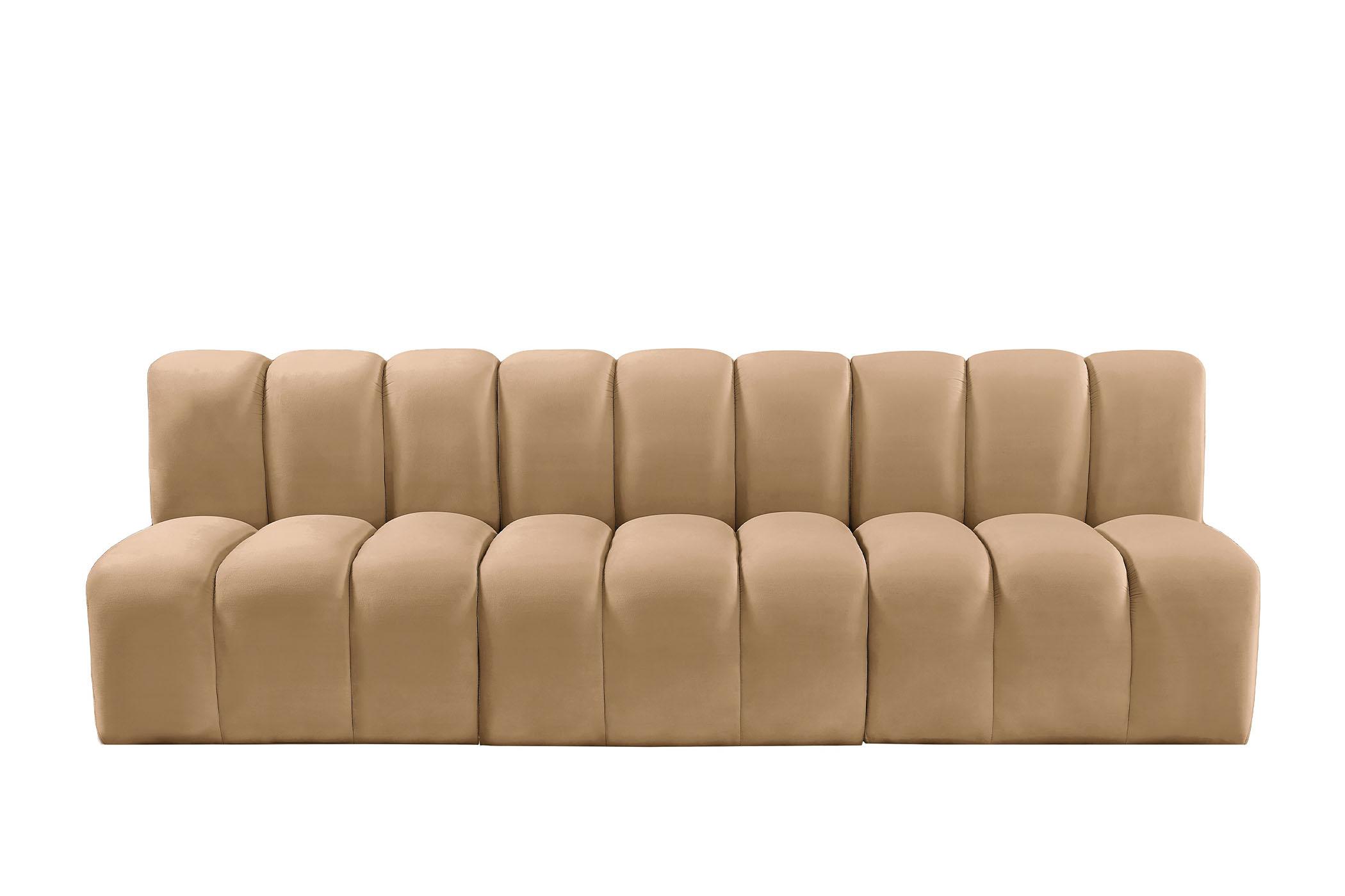 

        
Meridian Furniture ARC 103Camel-S3F Modular Sofa Camel Velvet 094308299327
