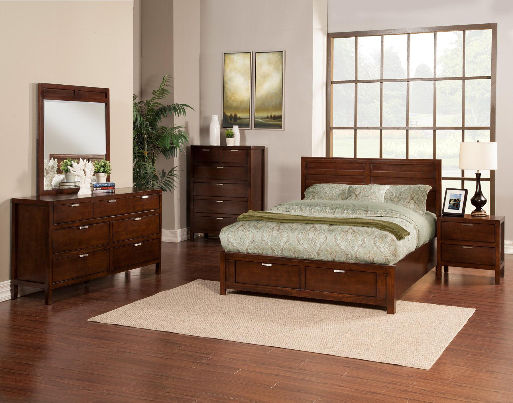 

        
Alpine Furniture CARMEL Storage Bed Cappuccino  812702022538
