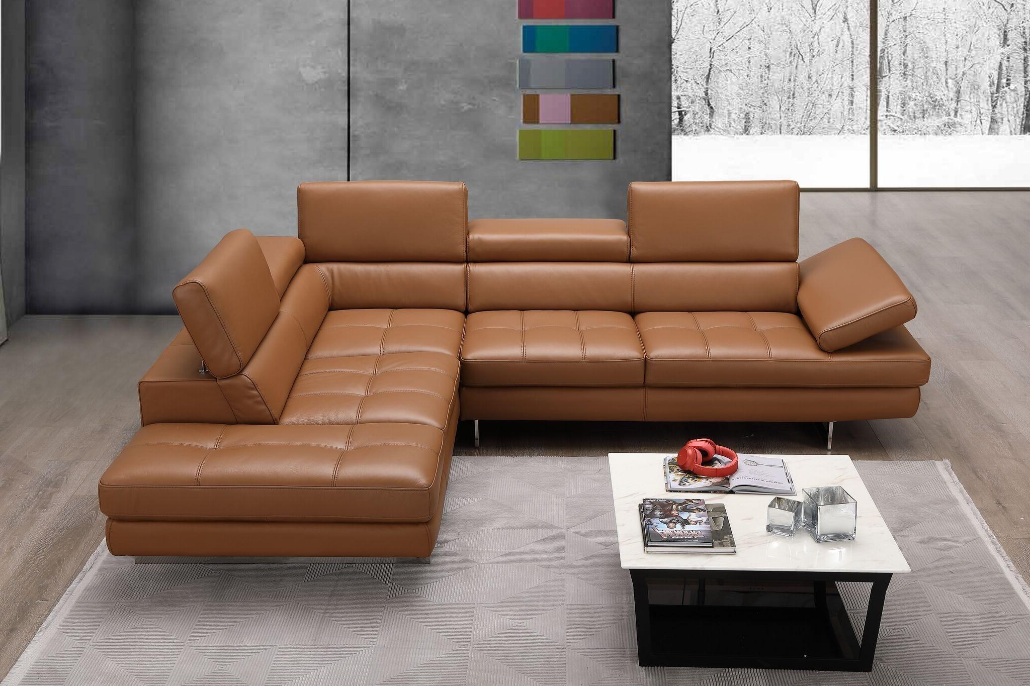 

    
Caramel Full Top Grain Leather Italian Sectional Sofa LHC Modern J&M A761
