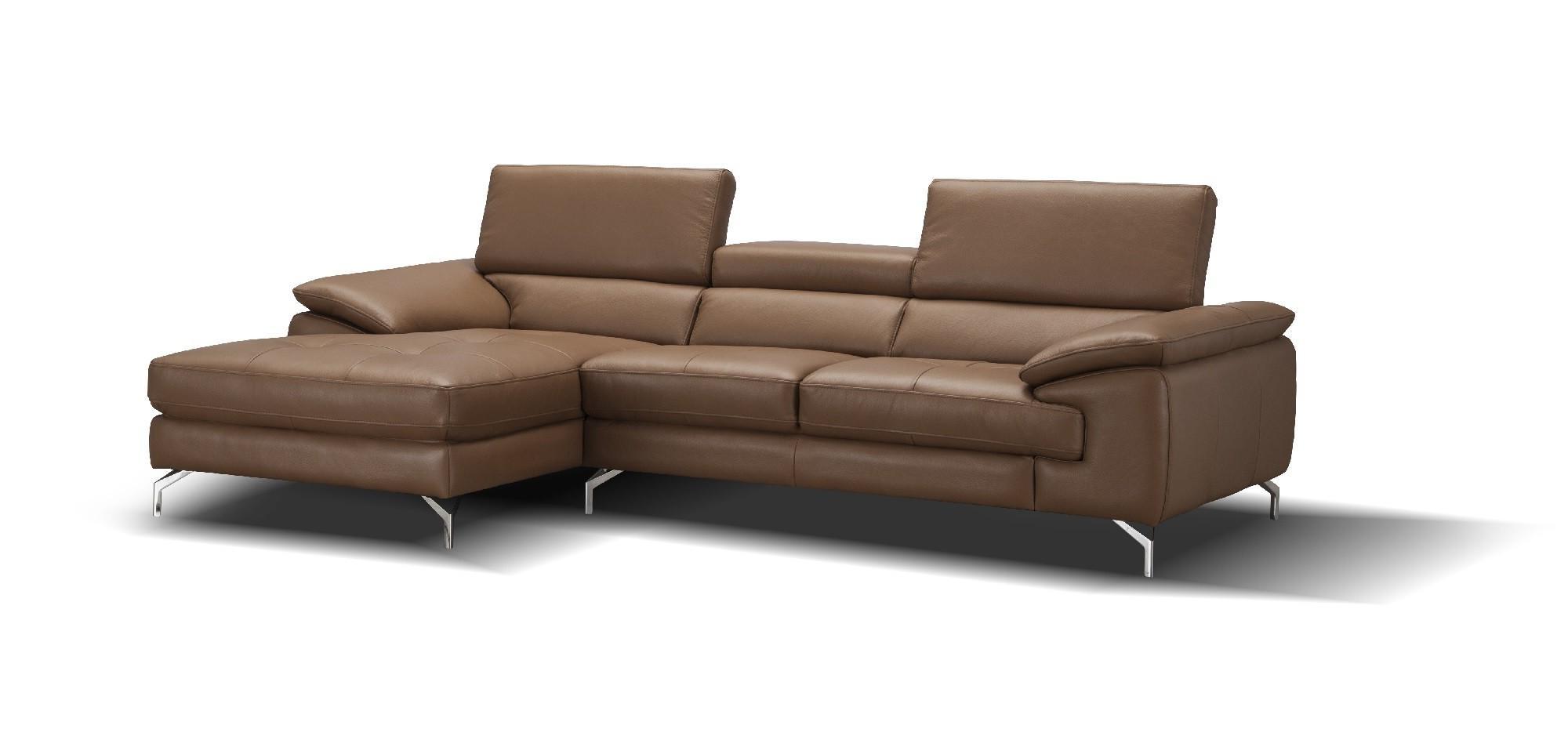 

    
Caramel Full Top Grain Italian Leather Sectional Sofa RHC Contemporary J&M A973b
