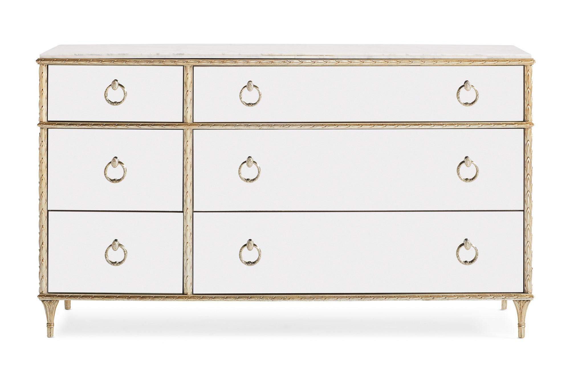 

    
Caracole FONTAINEBLEAU Double Dresser Mirrored/Gold C063-419-011
