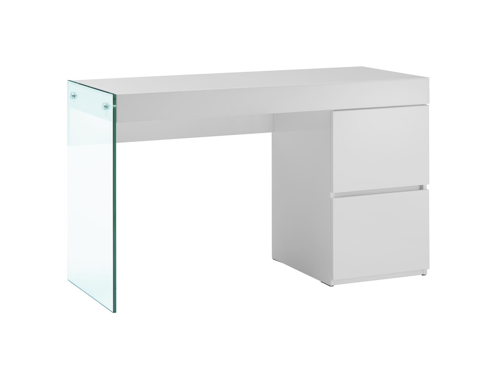 

    
Casabianca IL VETRO Contemporary High Gloss White Lacquer Office Desk
