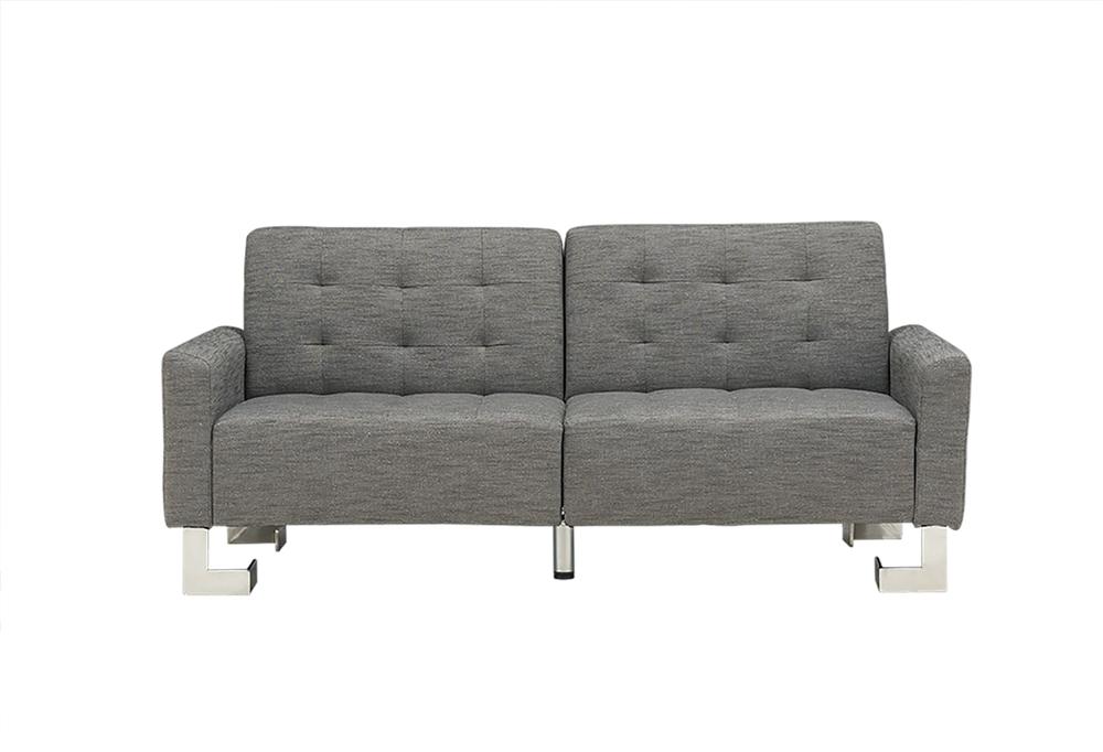 

    
Casabianca SPEZIA Contemporary Grey Fabric Stainless Steel Legs Sofa Bed
