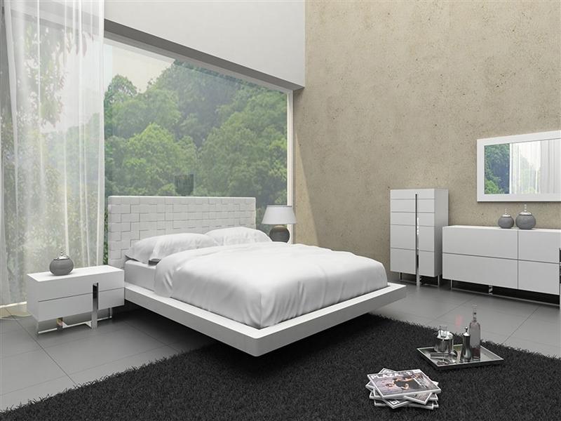 

    
Casabianca ZACK Platform Bed White CB-C1301-KW
