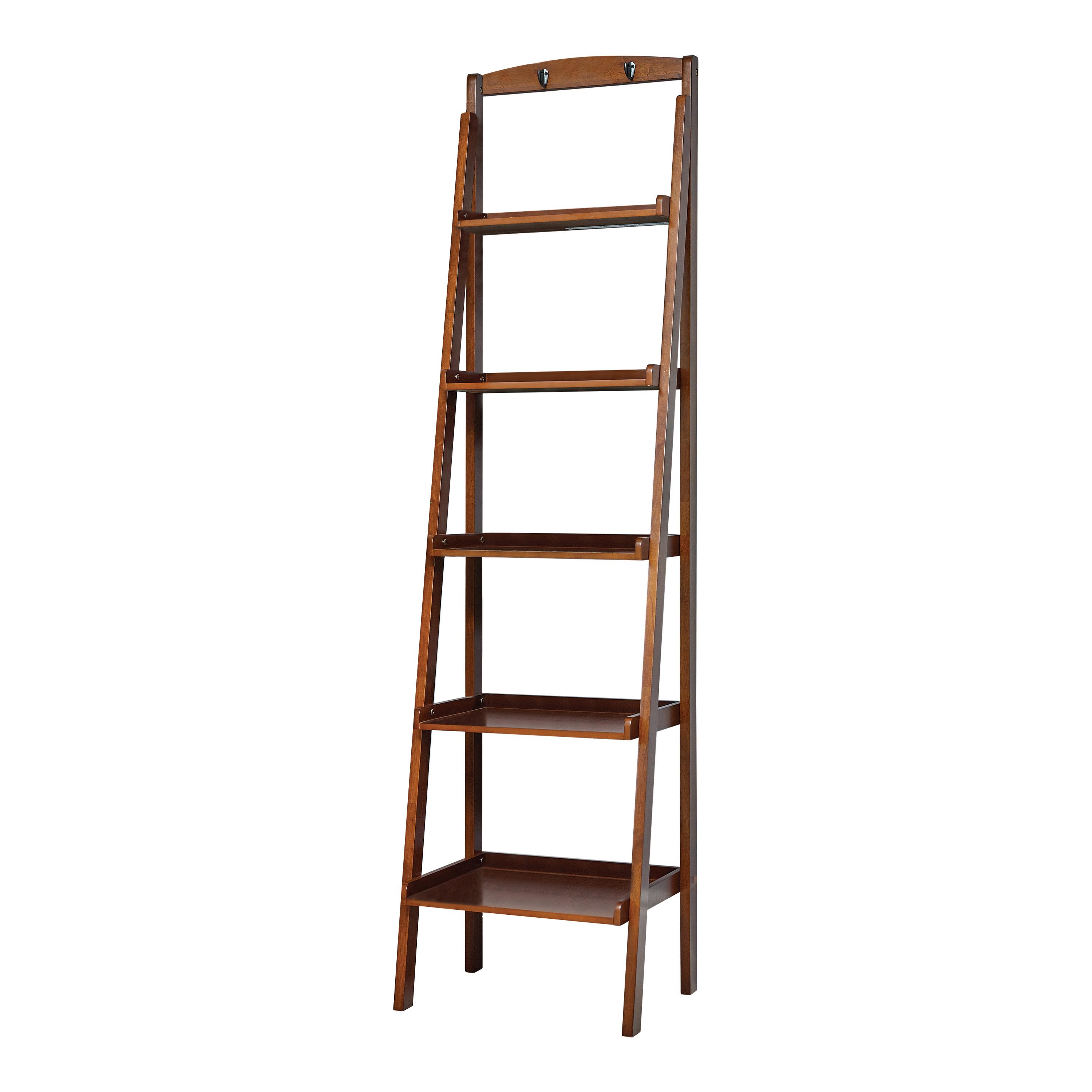 Casual Ladder Bookcase 804369 Trevor 804369 in Cherry 