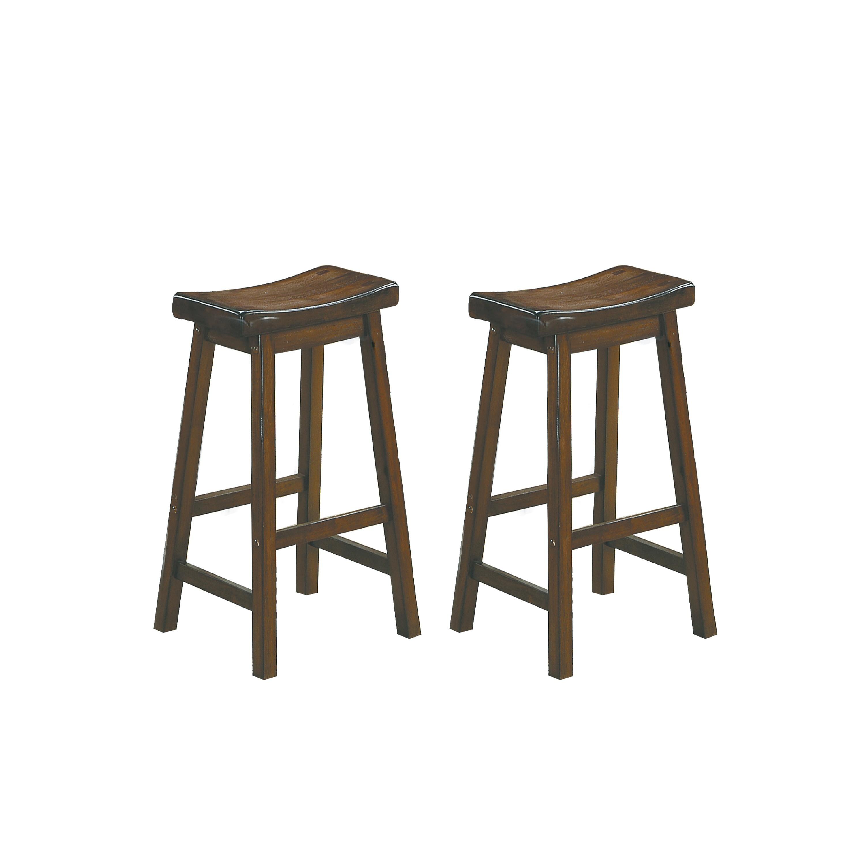 Casual Counter Height Stool 5302C-29 Saddleback 5302C-29 in Cherry 