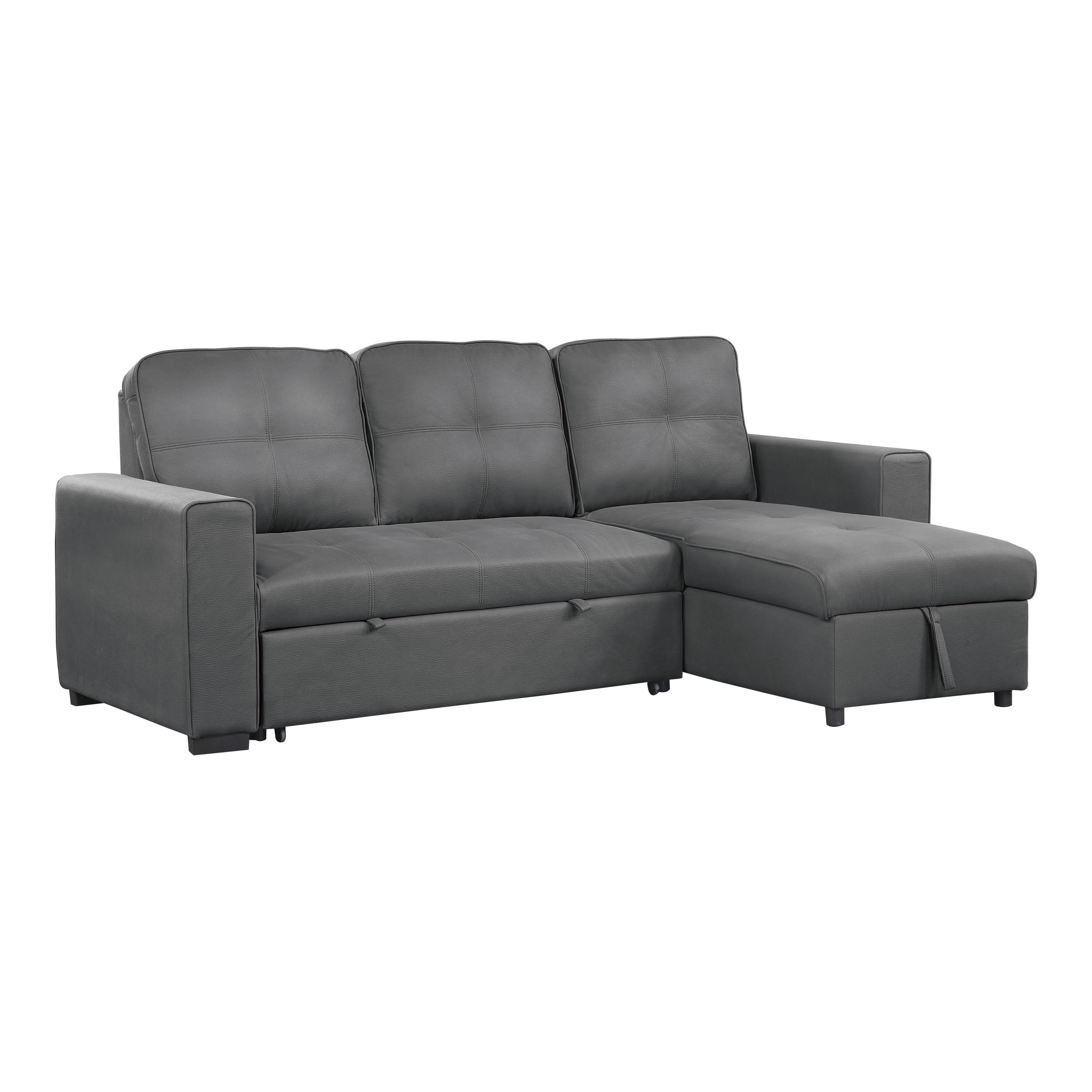 

                    
Homelegance 9569NFGY*SC Magnus Sectional Sofa Gray Microfiber Purchase 
