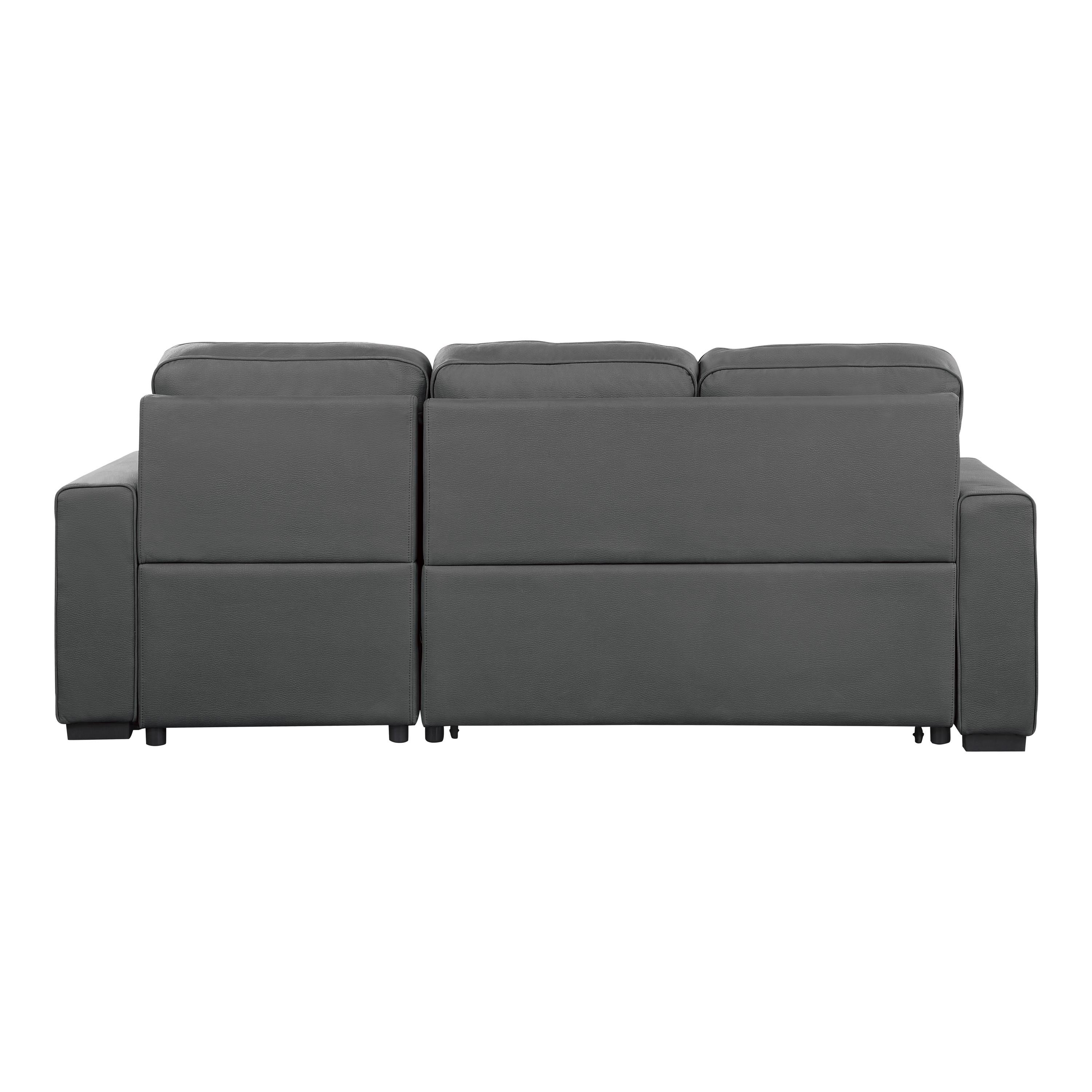 

    
Casual Gray Solid Wood Reversible 2-Piece Sectional Homelegance 9569NFGY*SC Magnus
