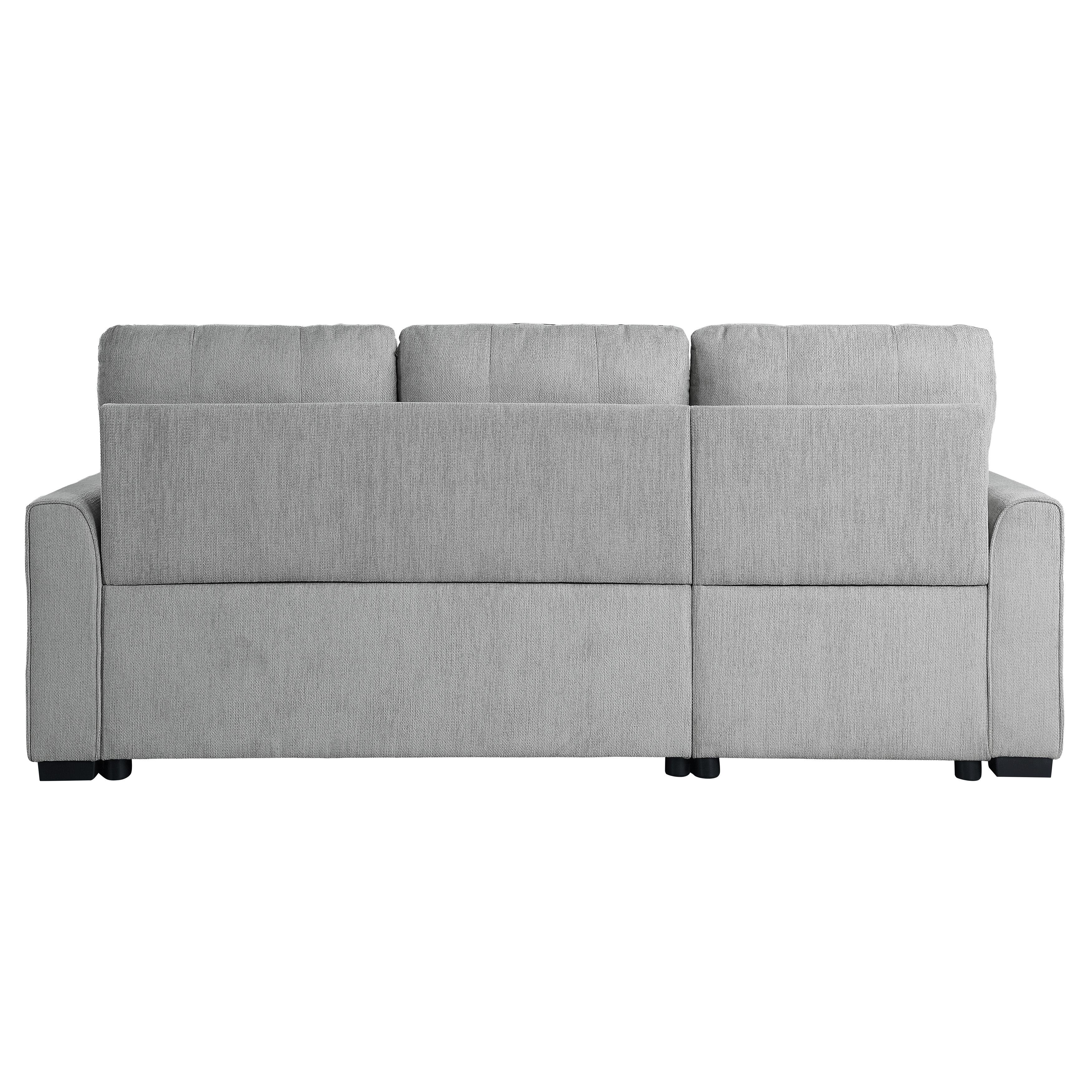 

    
 Photo  Casual Light Gray Solid Wood Reversible 2-Piece Sectional Homelegance 9402GRY*SC Carolina
