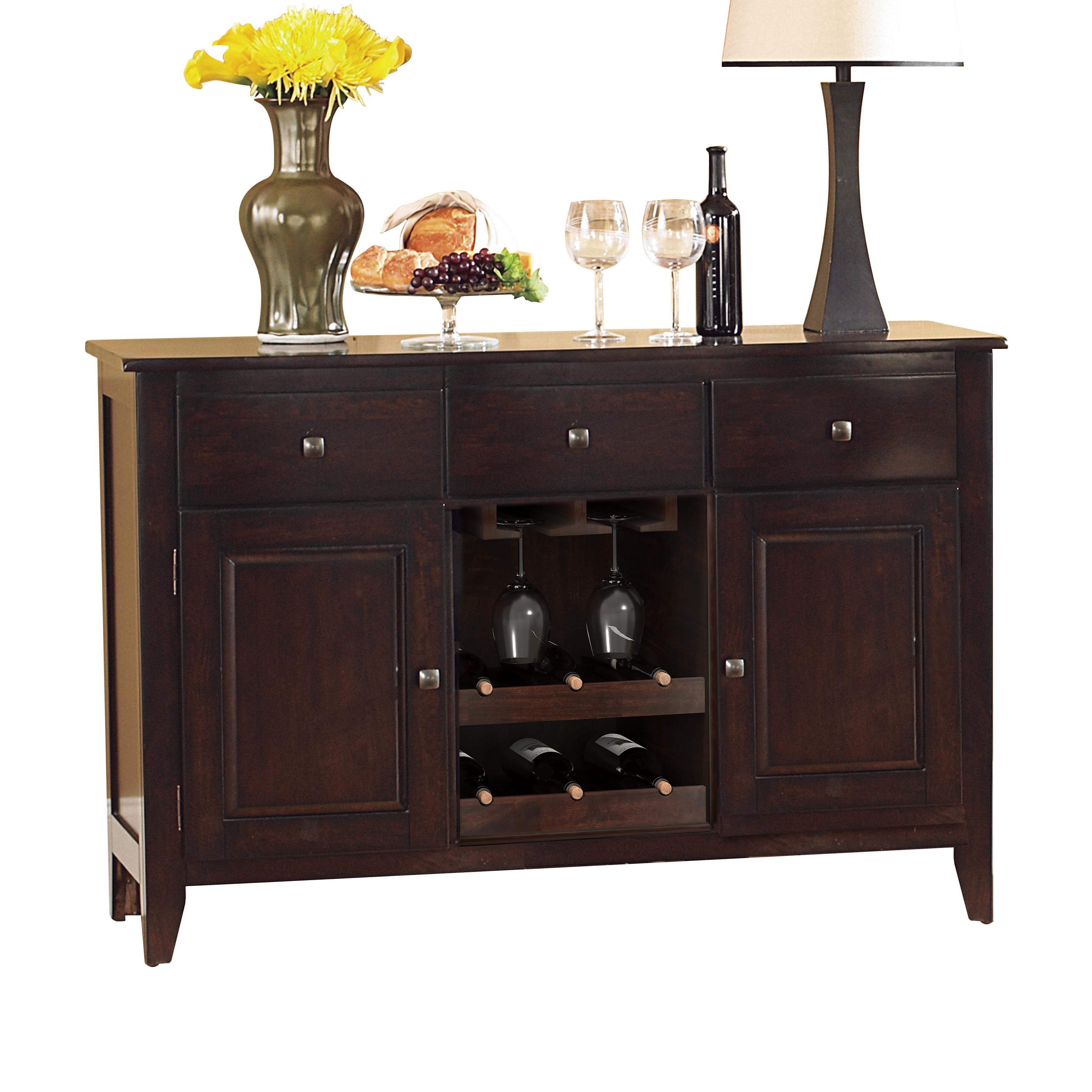 

    
Casual Merlot Wood Server Homelegance Crown Point Collection 1372-40-S
