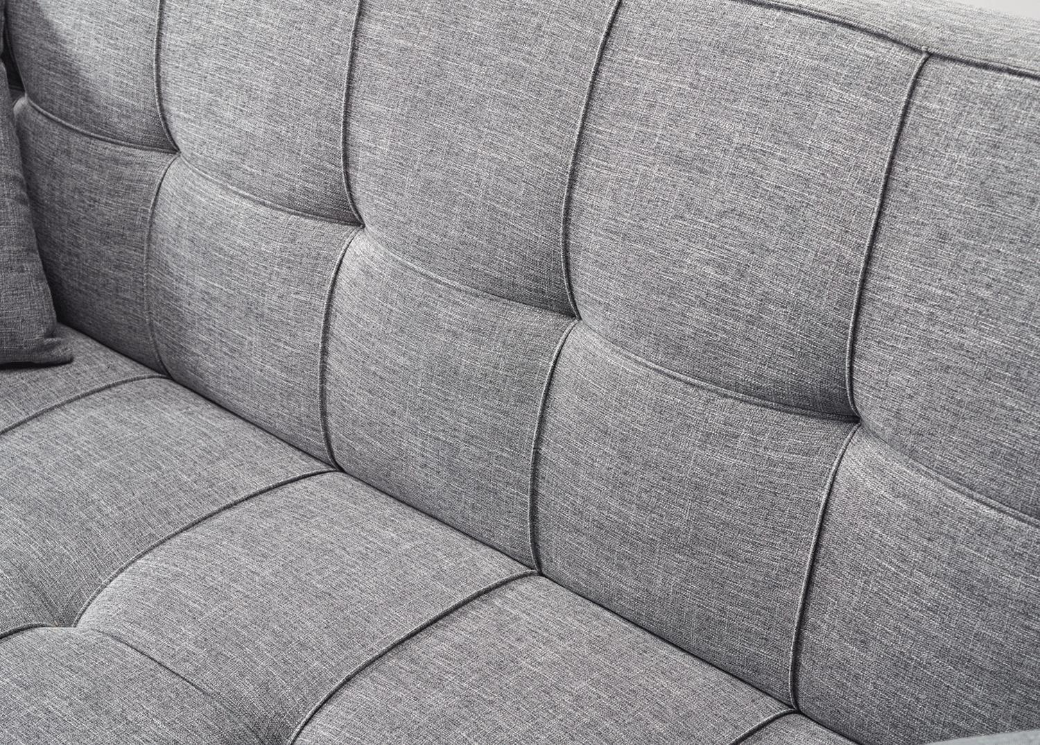 

                    
Buy Casual Scandinavian Style Grey Fabric 3 Seat Sofa-bed Alex Luca Home
